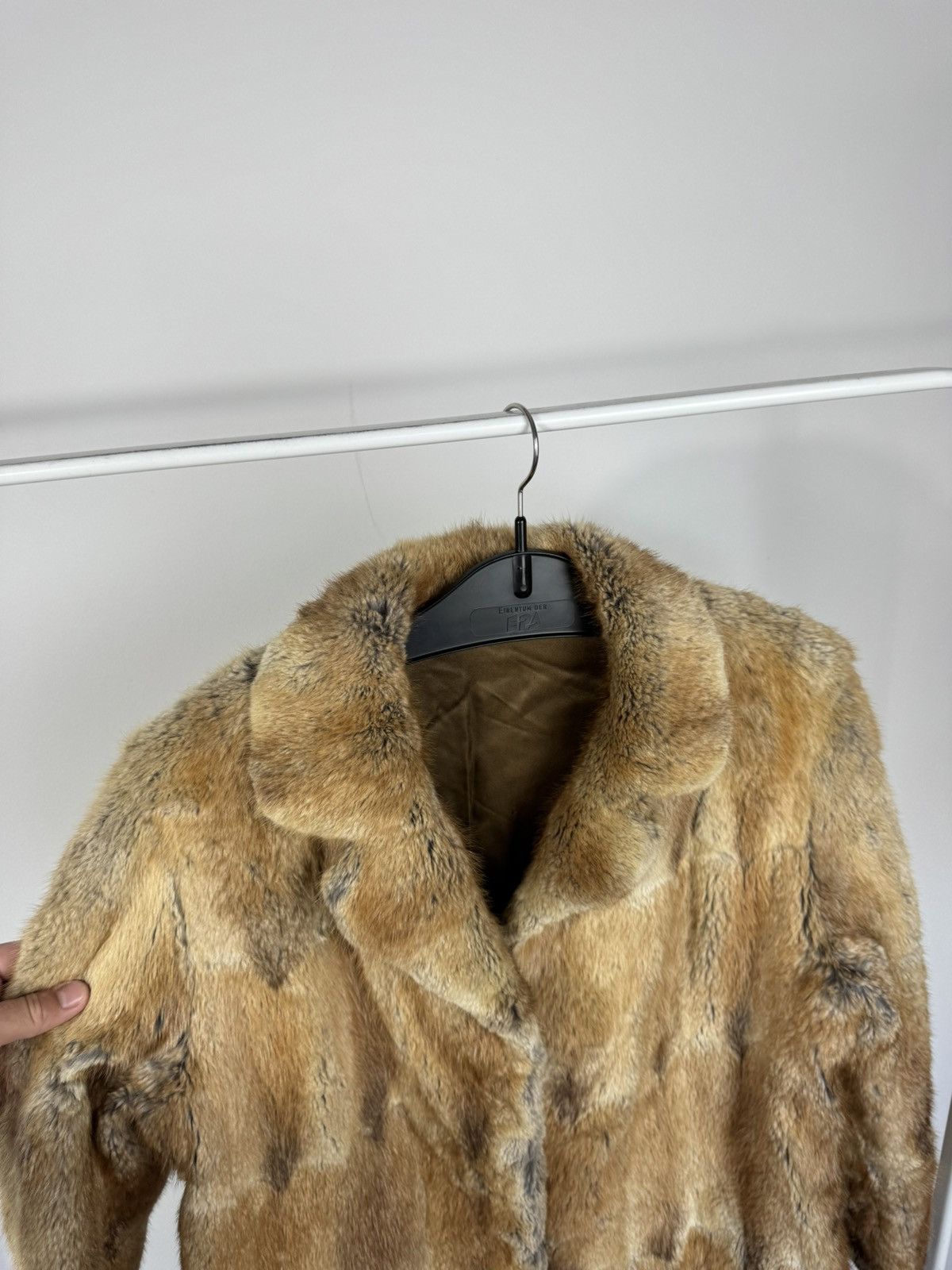 Other Vintage Real Fur Coat Jacket Women’s Brown Luxury Winter Size L / US 10 / IT 46 - 6 Thumbnail