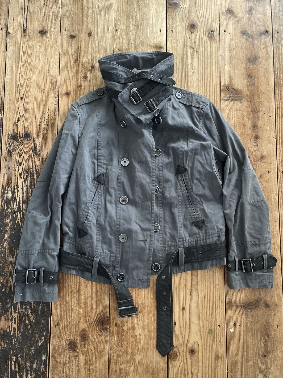 Burberry Burberry Brit Belted Jacket Size US M / EU 48-50 / 2 - 1 Thumbnail