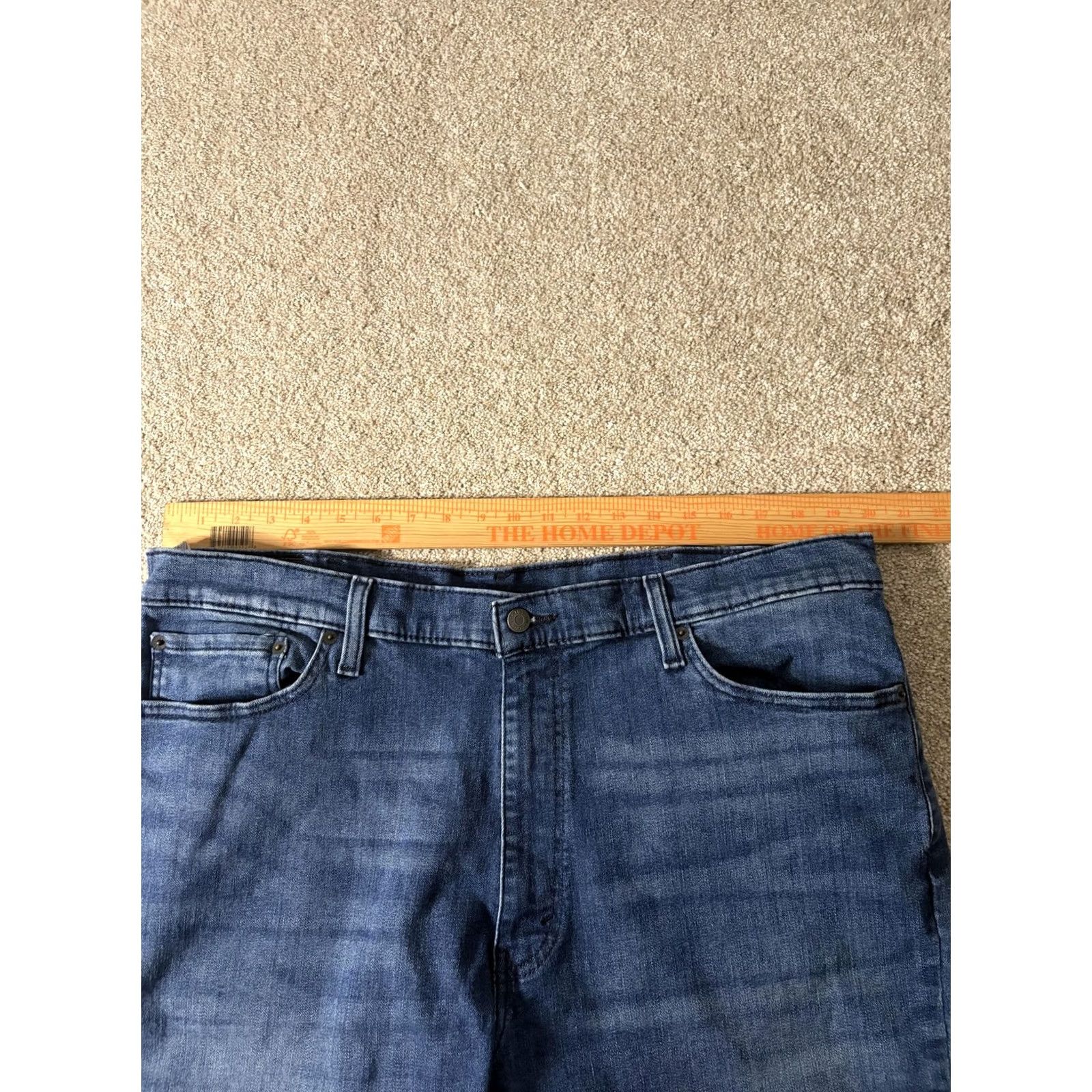 Levi's Levi's Shorts Bermuda Mens 32 Blue Denim Cutoff Raw Hem Distressed Casual Size US 32 / EU 48 - 4 Thumbnail