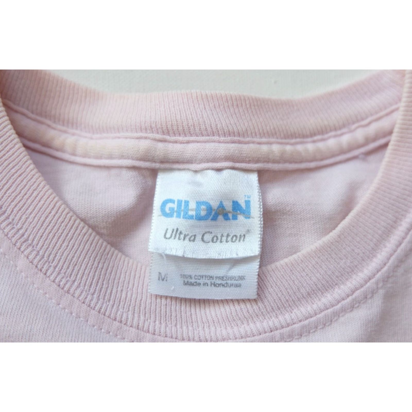 Gildan VINTAGE OKLAHOMA Y2K 90s RETRO MAP SEAL PINK GRAPHIC COTTON T SHIRT GILDAN SZ M Size US M / EU 48-50 / 2 - 6 Thumbnail