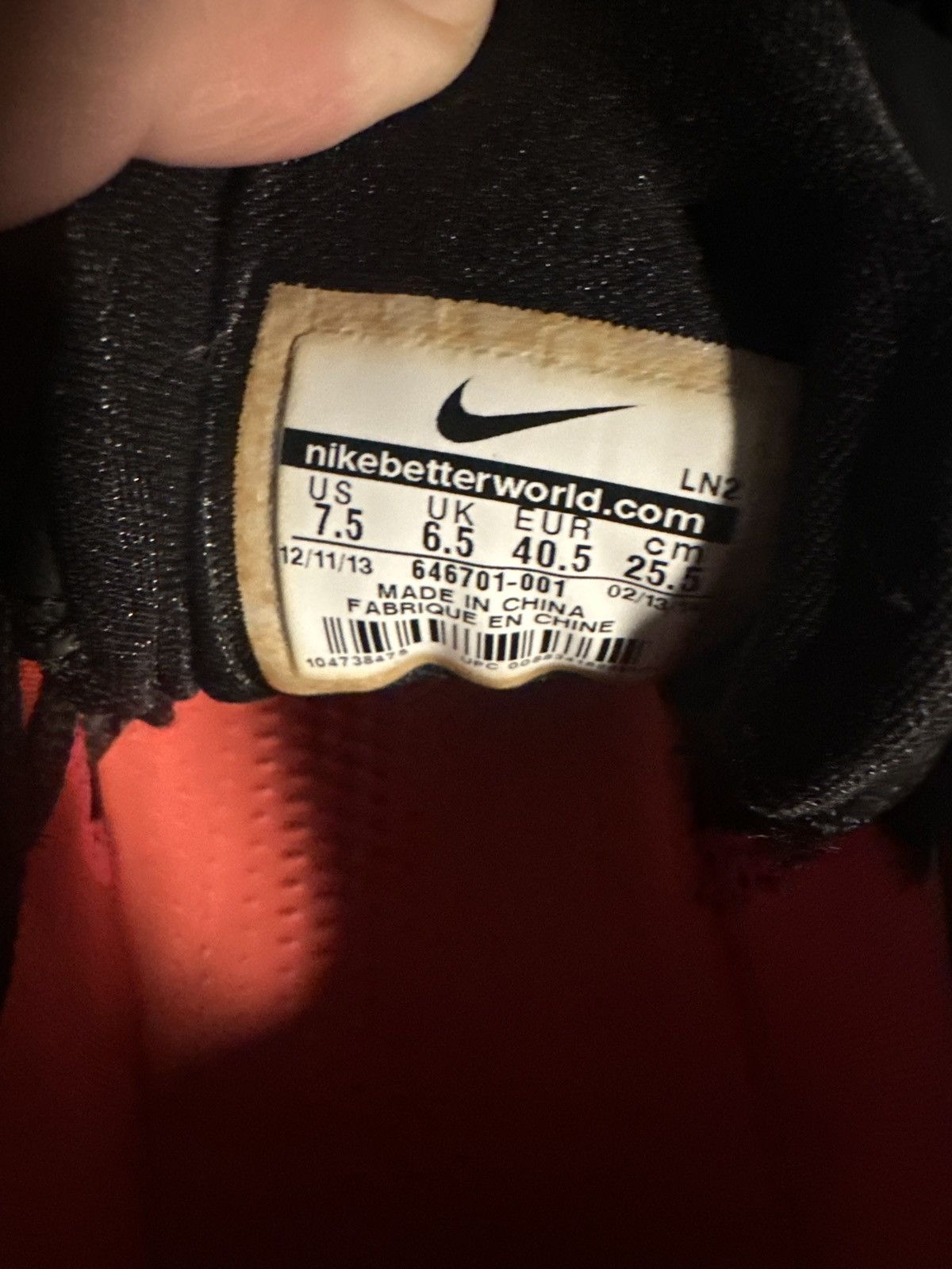 Nike Kobe lazer crimson Size US 7.5 / EU 40-41 - 2 Thumbnail