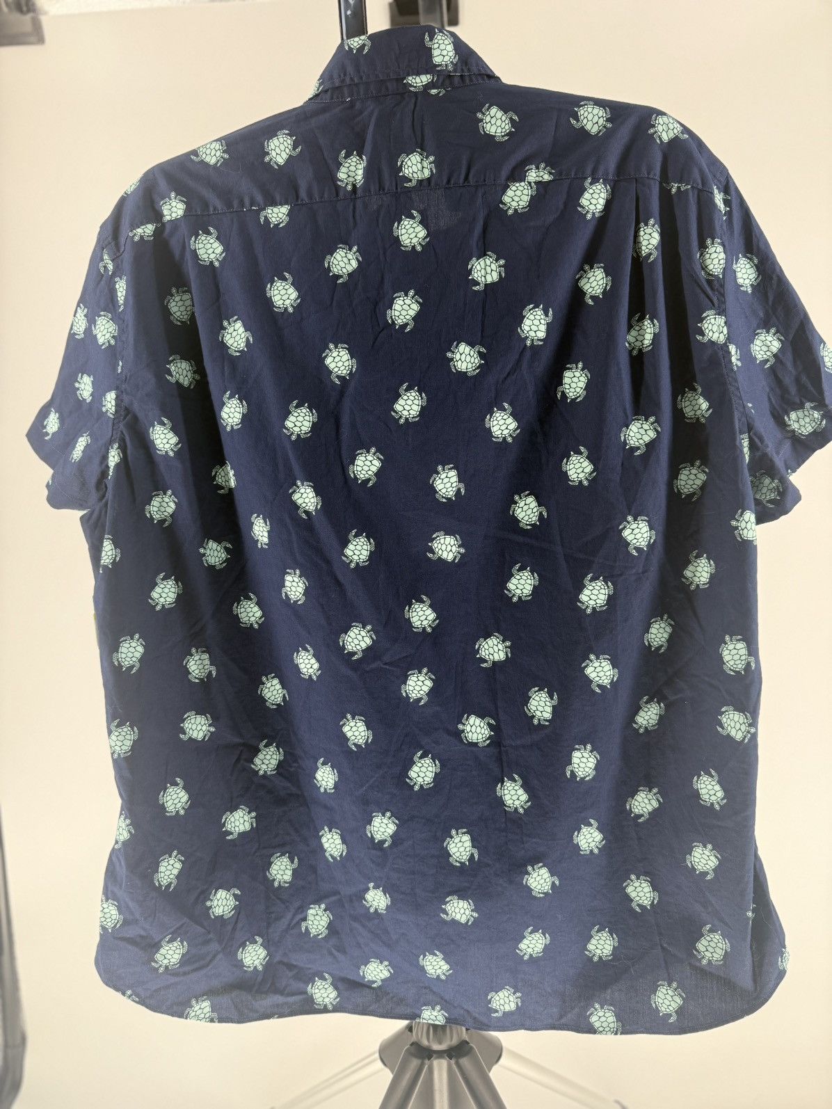 J.Crew J. Crew Navy Blue Sea Turtle Button Down Shirt Top Size XXL Size US XXL / EU 58 / 5 - 10 Thumbnail