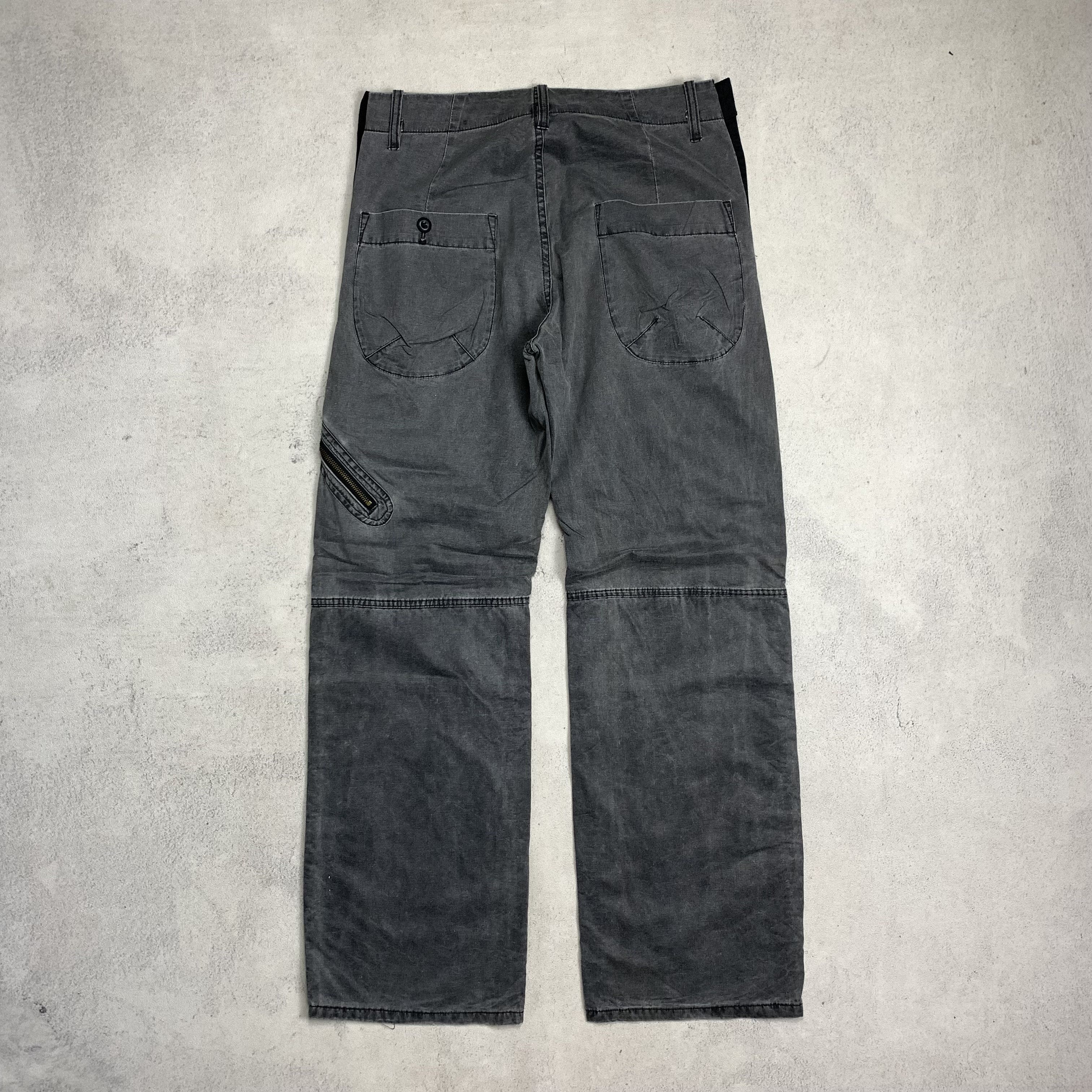 PPFM Pants Japanese Brand Multi Pocket Baggy