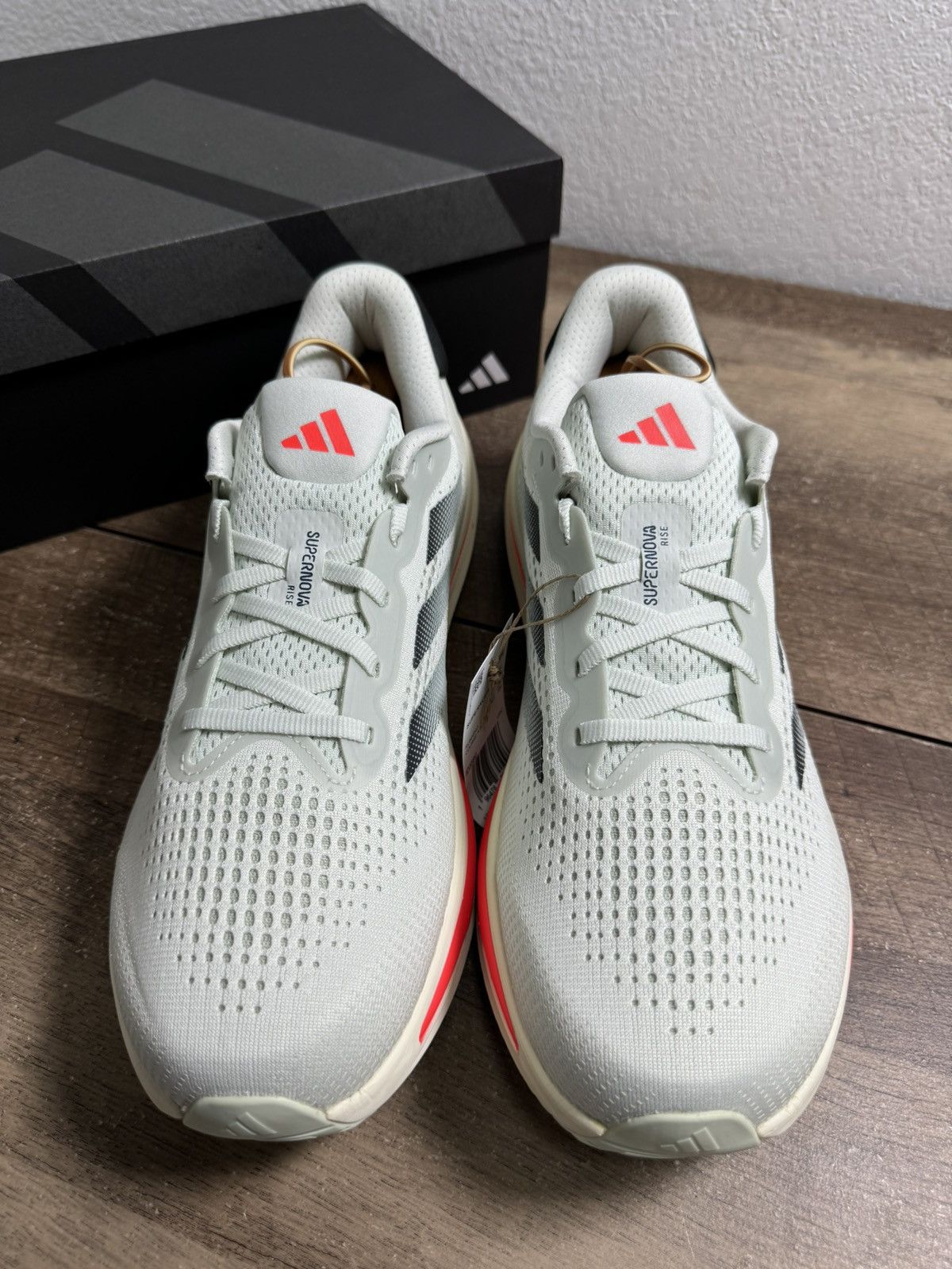 Adidas Adidas Supernova Rise Crystal Jade Carbon Solar Red Size 11 Size US 11 / EU 44 - 3 Thumbnail