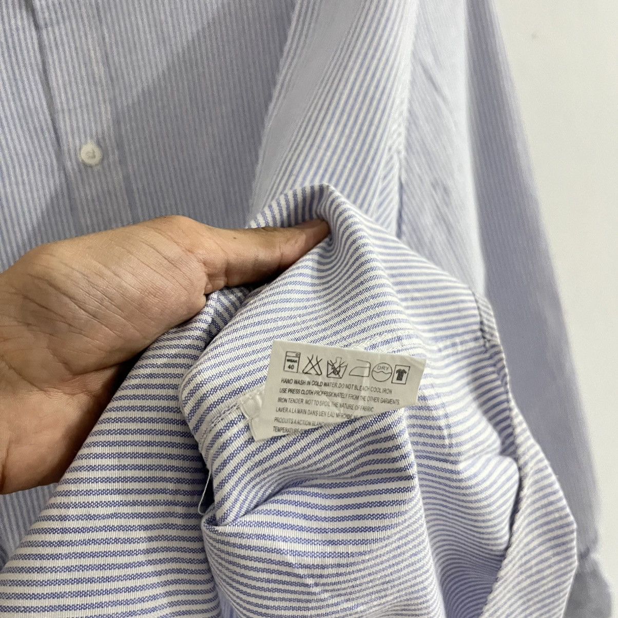 Japanese Brand And Liberty - Striped City Boy Shirt Size US XL / EU 56 / 4 - 6 Thumbnail