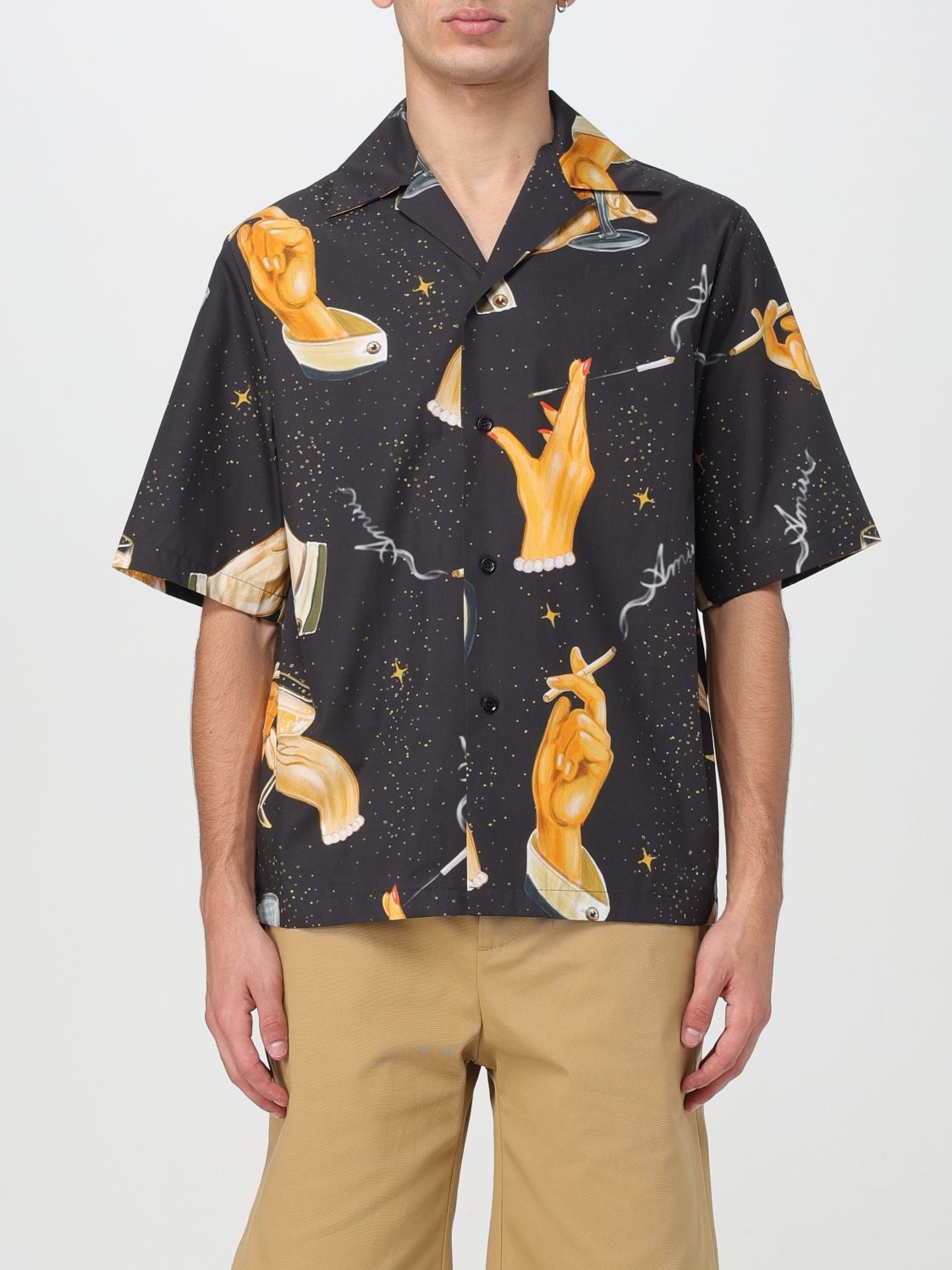 image of Amiri Shirt Men Black (Size Medium)