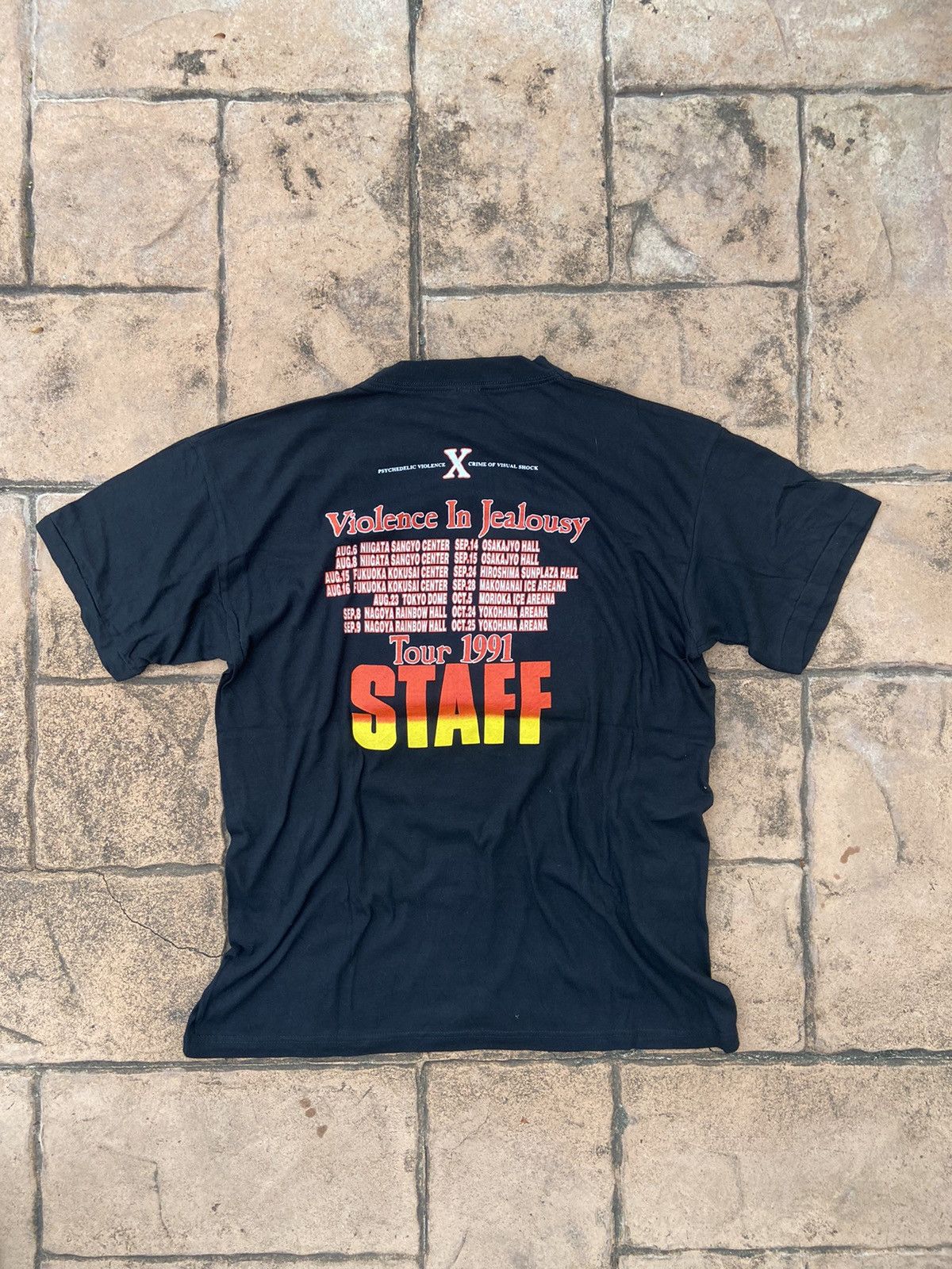 Band Tees VINTAGE X-JAPAN VIOLENCE IN JEALOUSY Size US L / EU 52-54 / 3 - 4 Thumbnail