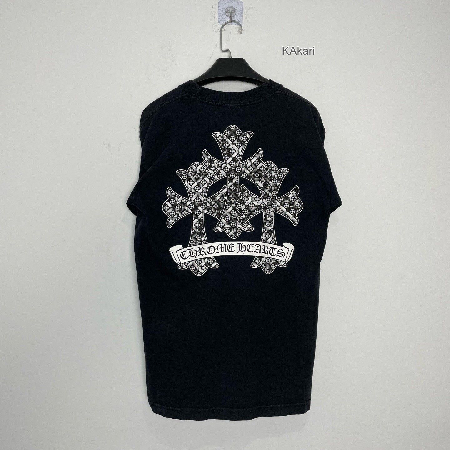 Chrome Hearts Chrome Hearts Black Cross Print Short Sleeve Size US M / EU 48-50 / 2 - 2 Thumbnail