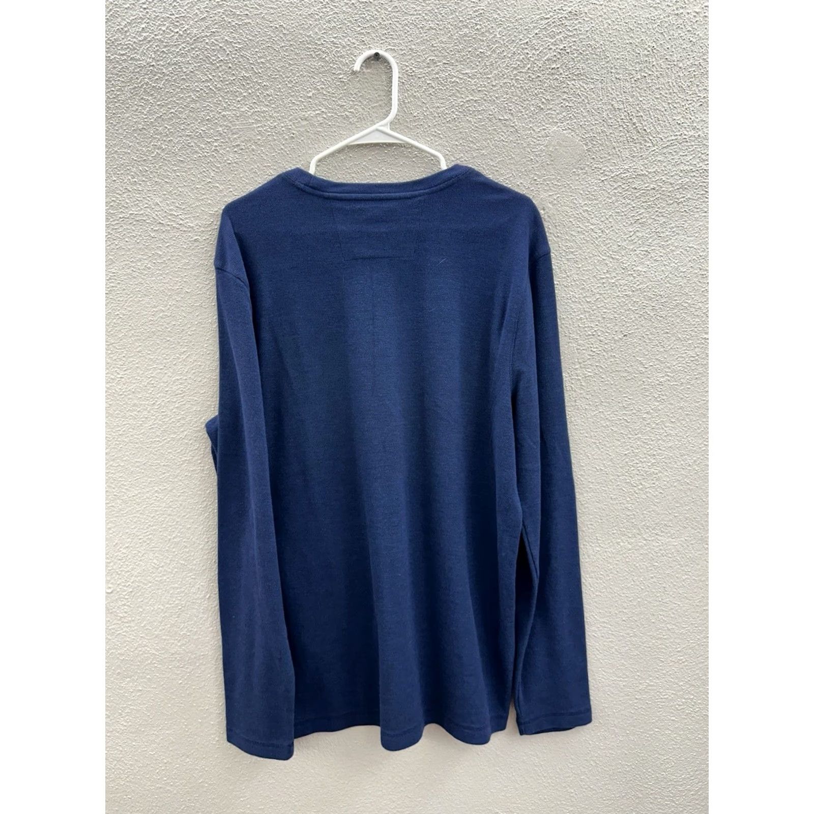 Banana Republic Banana Republic Mens Sweater Shirt XL Blue Long Sleeve Knit Pullover Shirt Knits Casual Mens Garden Party USA Classic Knit Style Size US XL / EU 56 / 4 - 5 Thumbnail