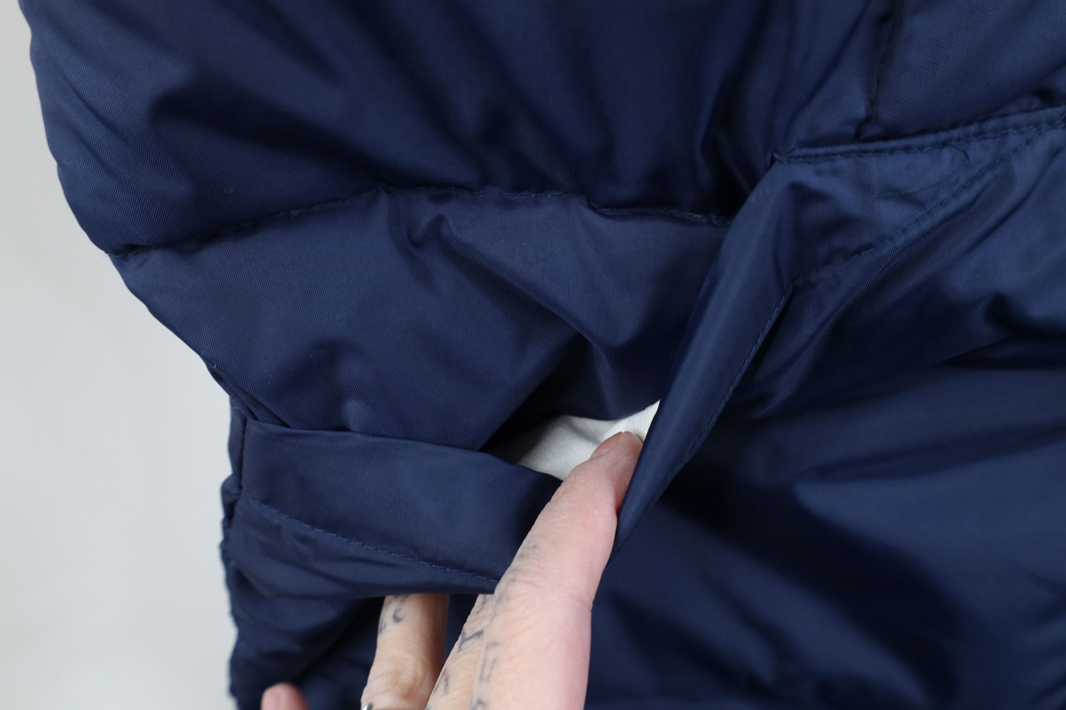 Vintage Vintage 90s Streetwear Down Puffer Vest Jacket Navy Blue Size US M / EU 48-50 / 2 - 7 Thumbnail
