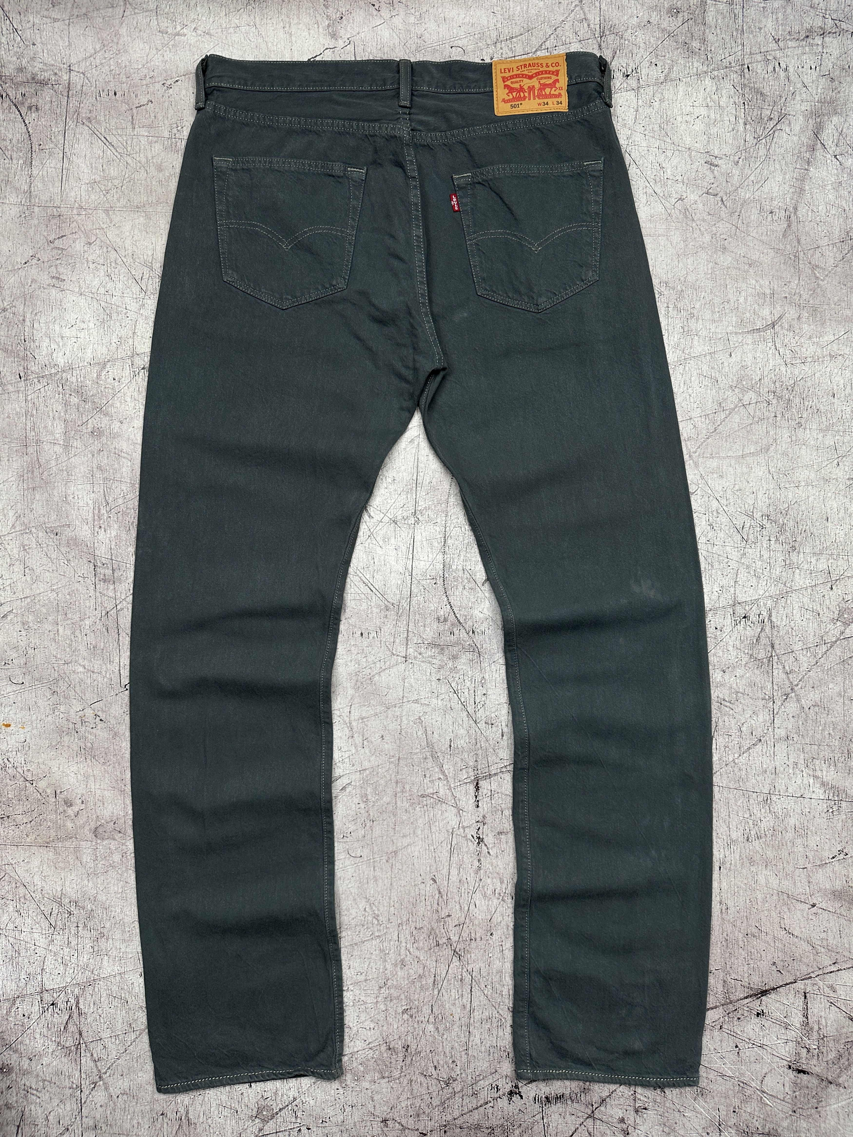 Levi's Levi's 501 Mens Denim Pants Jeans Size 34 x 34 Size US 34 / EU 50 - 1 Thumbnail