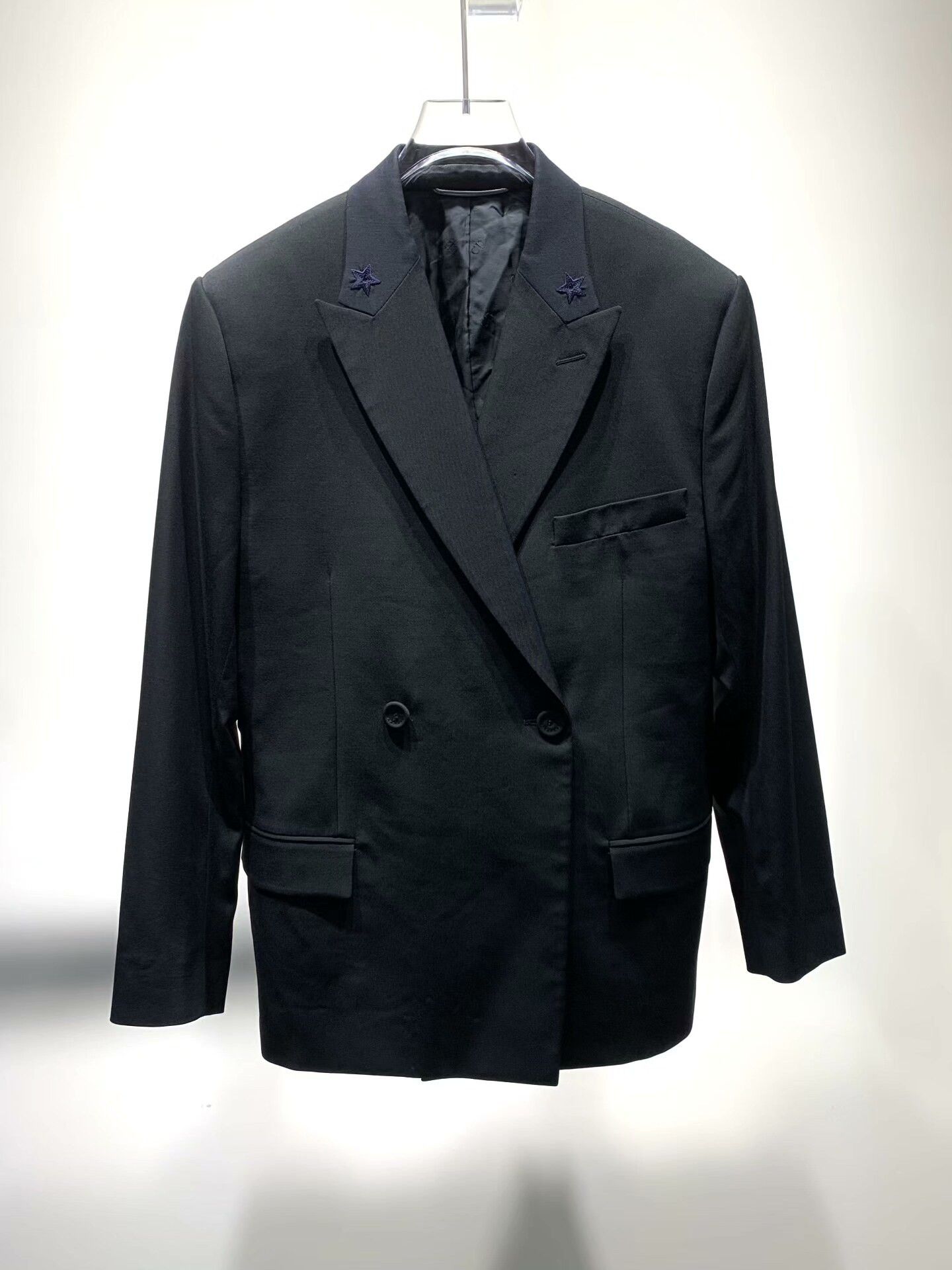 Dior Dior Double-Breasted Embroidered Blazer Size US L / EU 52-54 / 3 - 1 Thumbnail