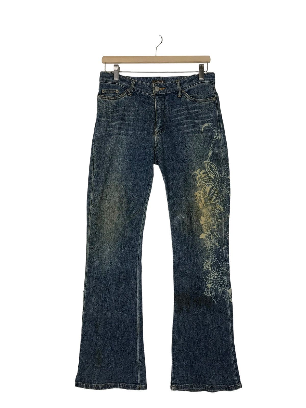Japanese Brand 💥 FIRST LAND JEANS Size US 32 / EU 48 - 4 Thumbnail