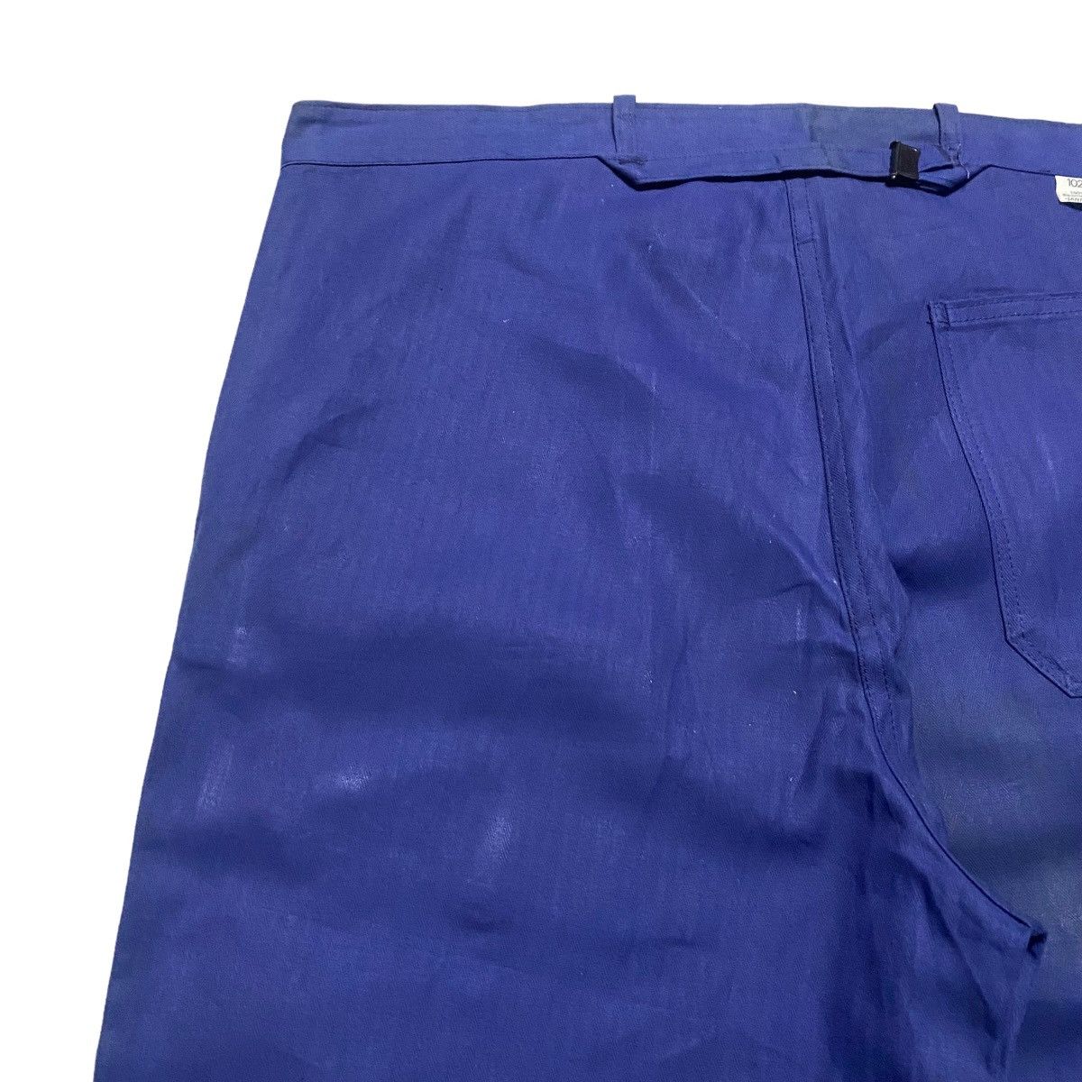 Le Laboureur Vintage 70s Sanfor French Work Pants Indigo Hbt Size US 40 / EU 56 - 10 Thumbnail