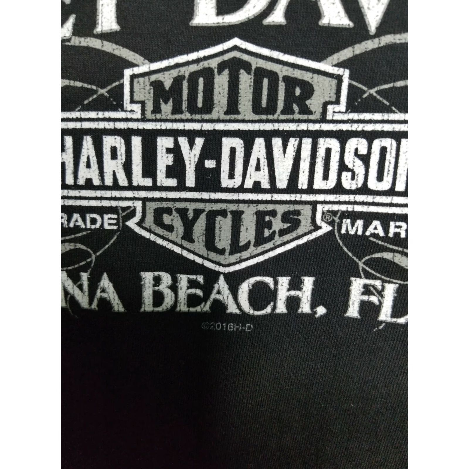 Harley Davidson HARLEY-DAVIDSON 2016 Daytona Beach Bike Week T-Shirt Mens L Black Motorcycle Short Sleeve Crew Neck Double-Sided Size US L / EU 52-54 / 3 - 2 Thumbnail