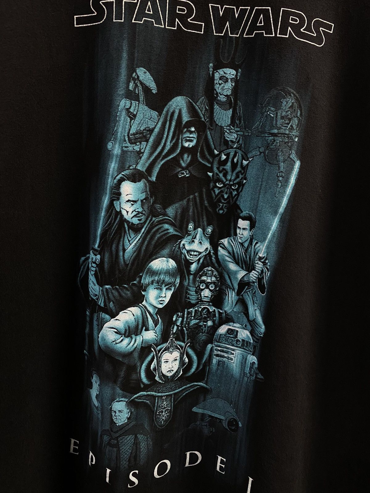 Star Wars × Vintage Vintage 90’s Star Wars Ep 1 Movie Tee Shirt XLarge Size US XL / EU 56 / 4 - 4 Thumbnail