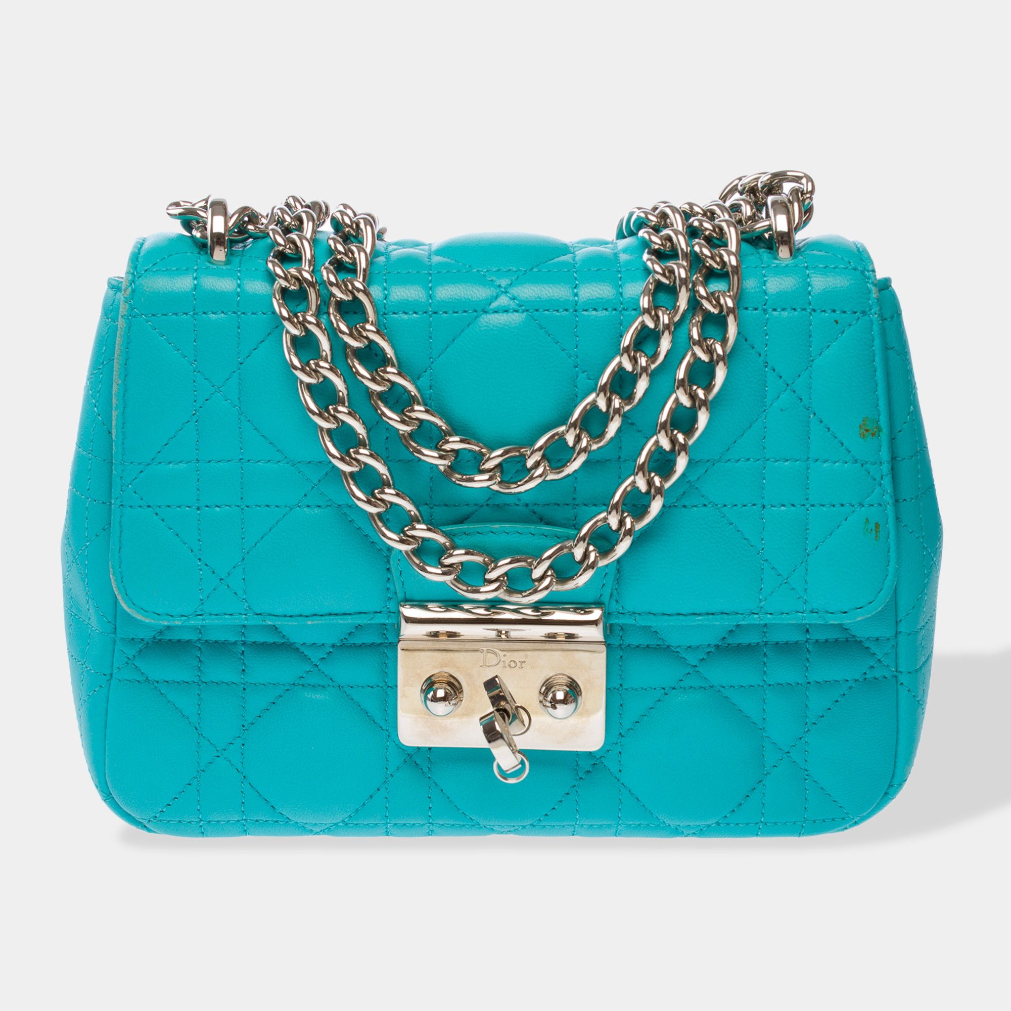 Dior DIOR Bag MISS DIOR in Blue Leather Size ONE SIZE - 1 Thumbnail