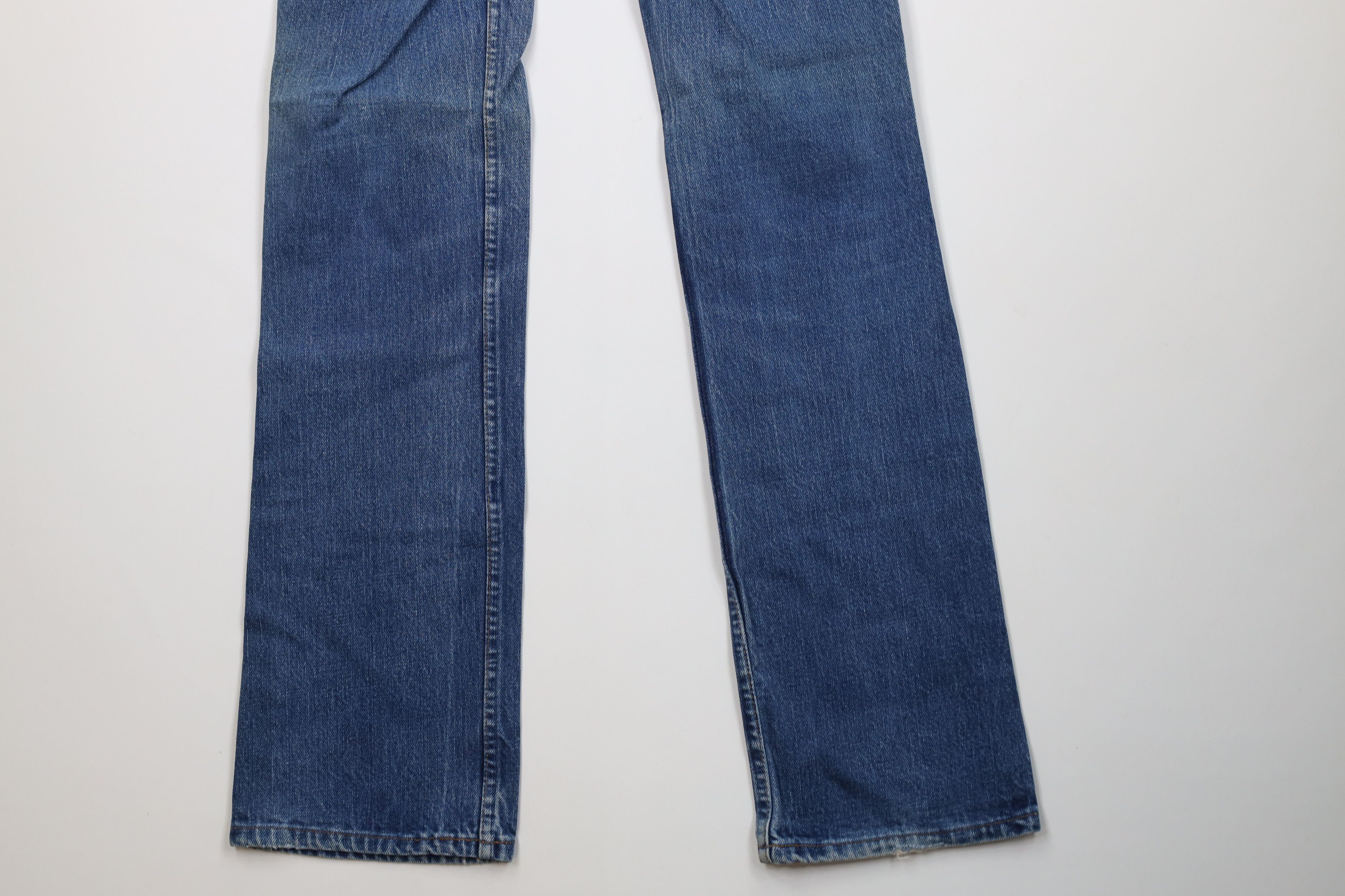 Vintage Vintage 70s Streetwear Western Flared Denim Jeans Blue USA Size US 29 - 14 Thumbnail