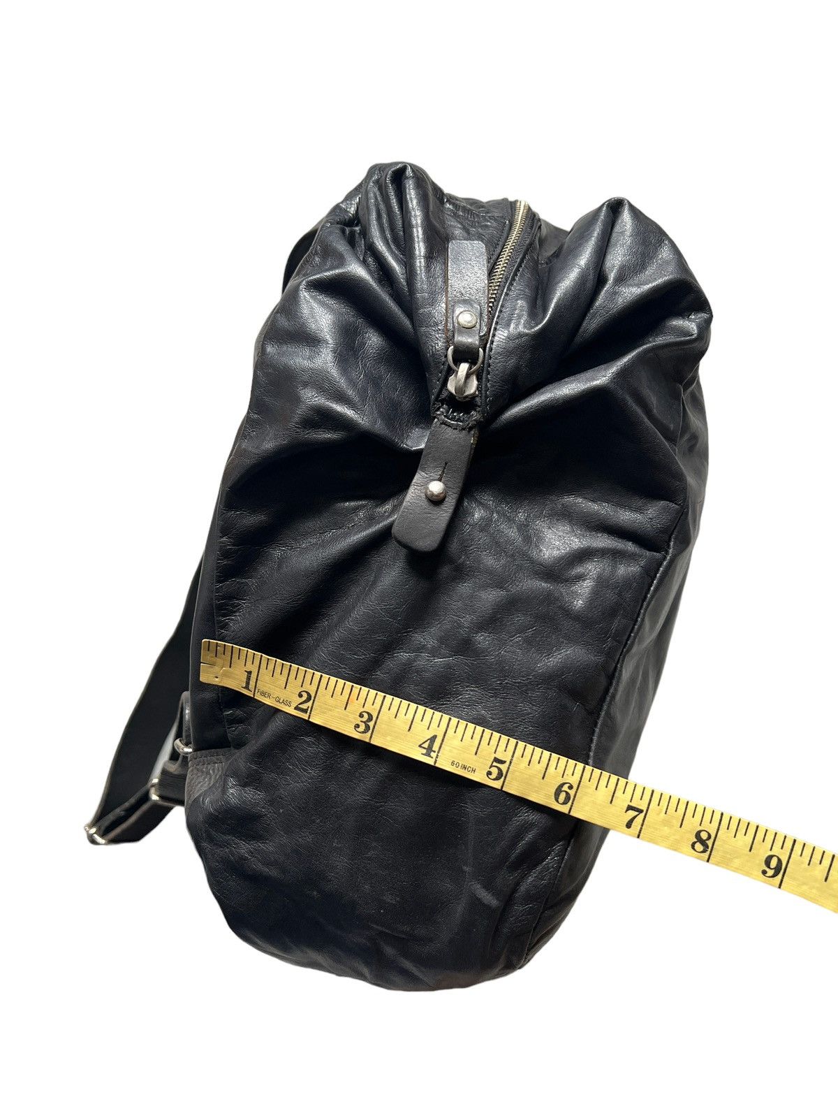M0851 M0851 Leather Square Backpack Size ONE SIZE - 7 Thumbnail