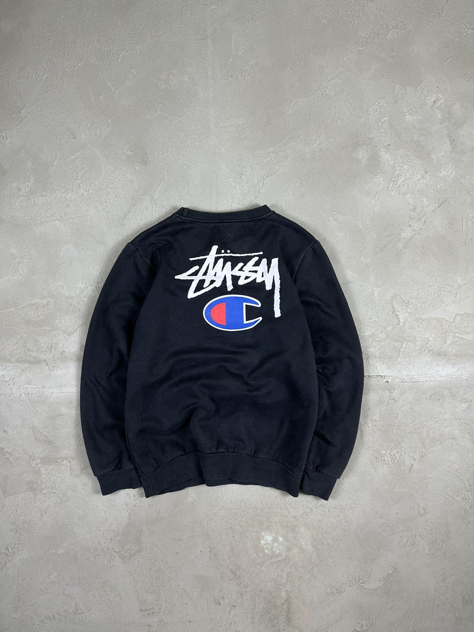 Stussy X Champion Sweatshirt | Grailed