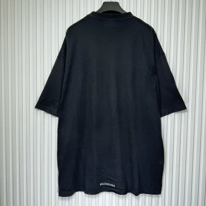 Balenciaga Balenciaga Embroidered Short Sleeve TShirt-2505 Size US L / EU 52-54 / 3 - 2 Thumbnail