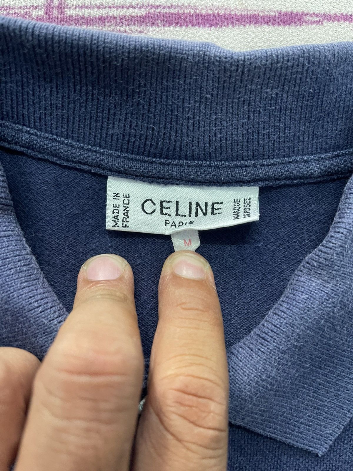 Celine VINTAGE CELINE PARIS POLO SHIRT VERY RARE Size US M / EU 48-50 / 2 - 5 Thumbnail
