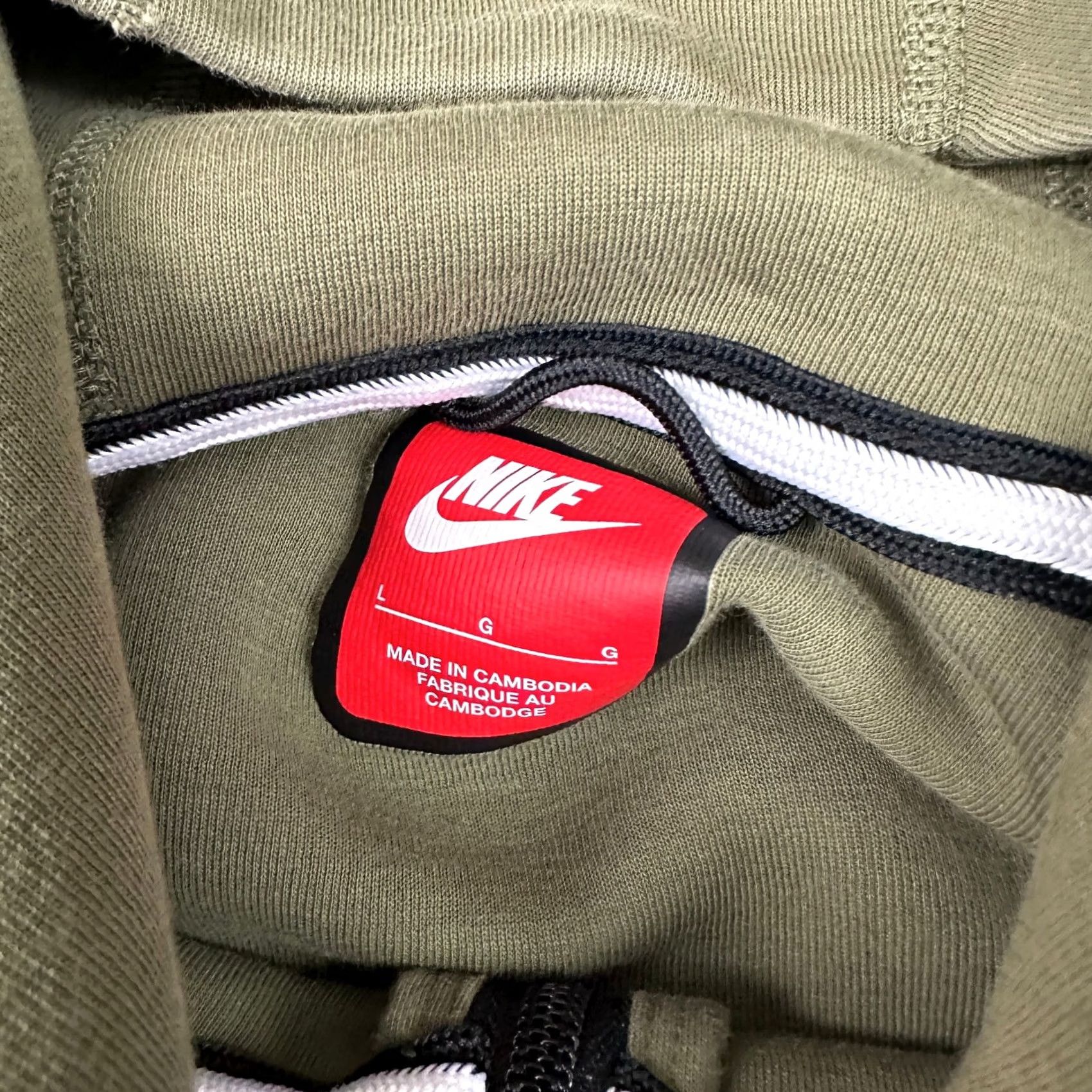 Nike Nike Tech Fleece Hoodie Jacket Men Large Green Chevron Solid Full Zip Pockets L Size US L / EU 52-54 / 3 - 4 Thumbnail