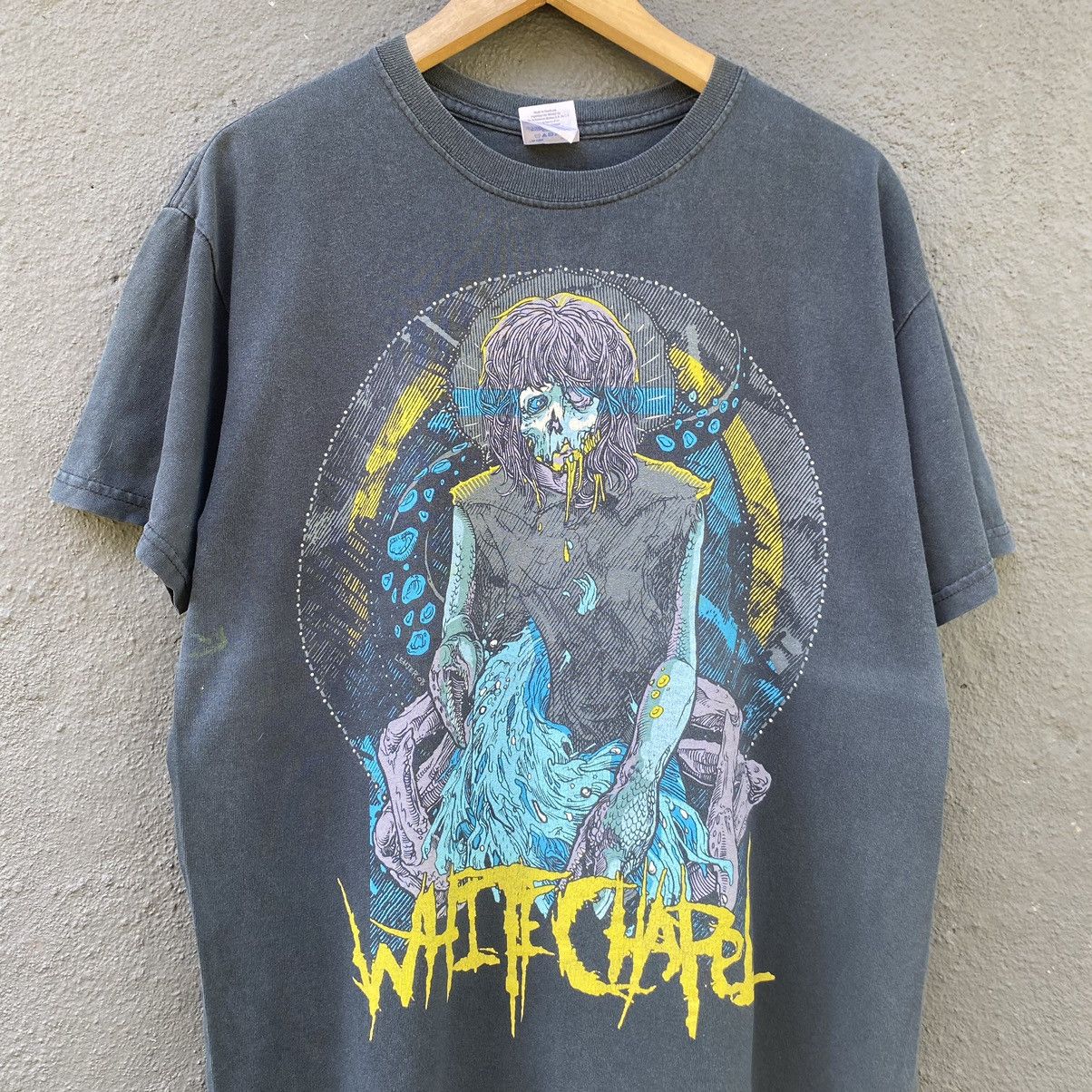 Band Tees Thrashed Faded Vintage Y2K Whitechapel Band ERD GRUNGE TEE Size US M / EU 48-50 / 2 - 2 Thumbnail
