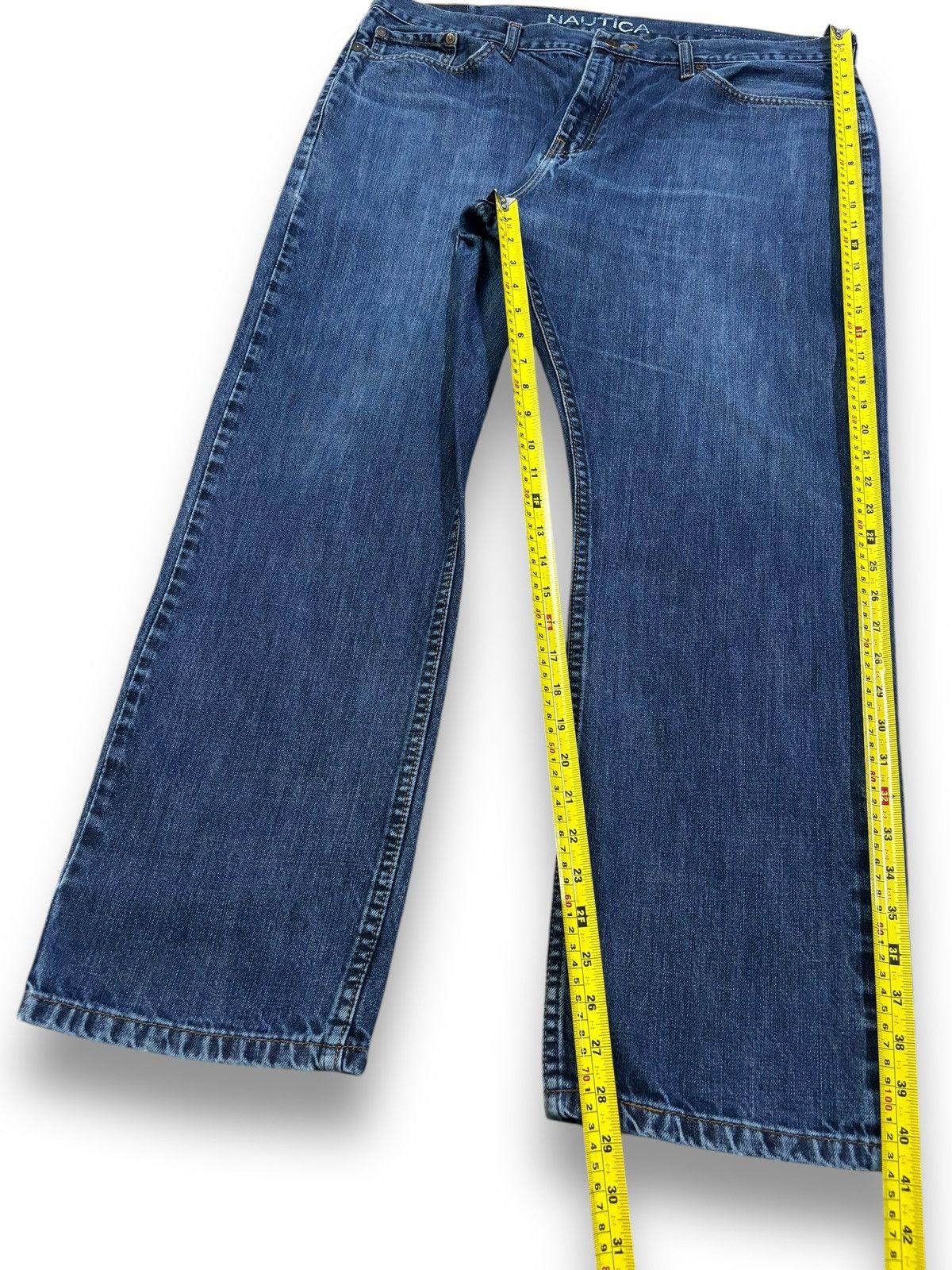 Nautica Vintage Y2K Nautica Regular Straight Blue Denim Jeans Size US 38 / EU 54 - 14 Thumbnail