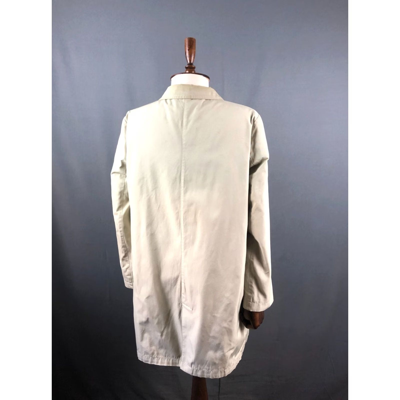 Vintage Gimo's Trench Coat Women Beige Polyester Size 48 Size XL / US 12-14 / IT 48-50 - 3 Thumbnail