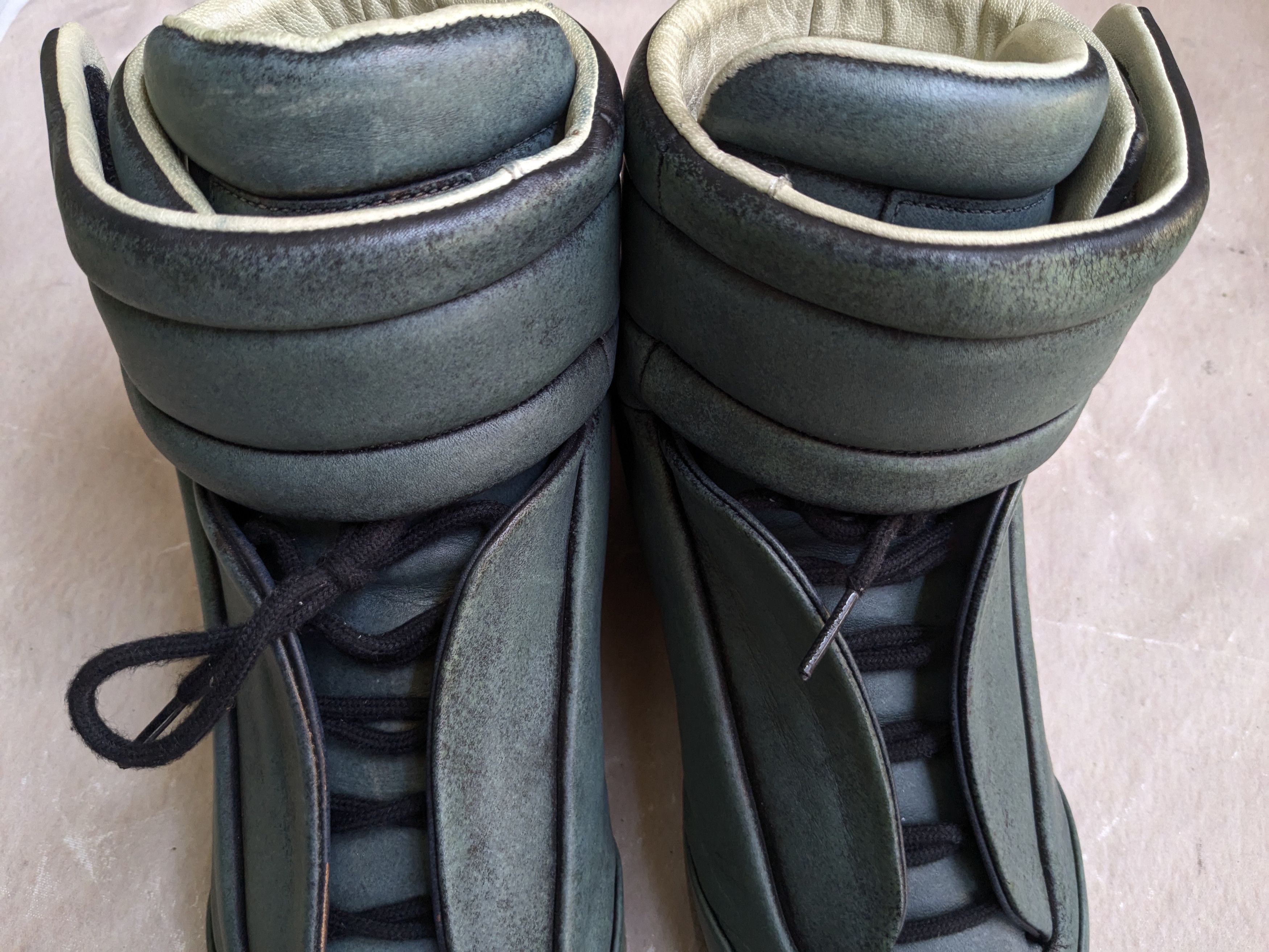 Maison Margiela Maison Margiela Future Green 9.5 42.5 High Tops Size US 9.5 / EU 42-43 - 4 Thumbnail