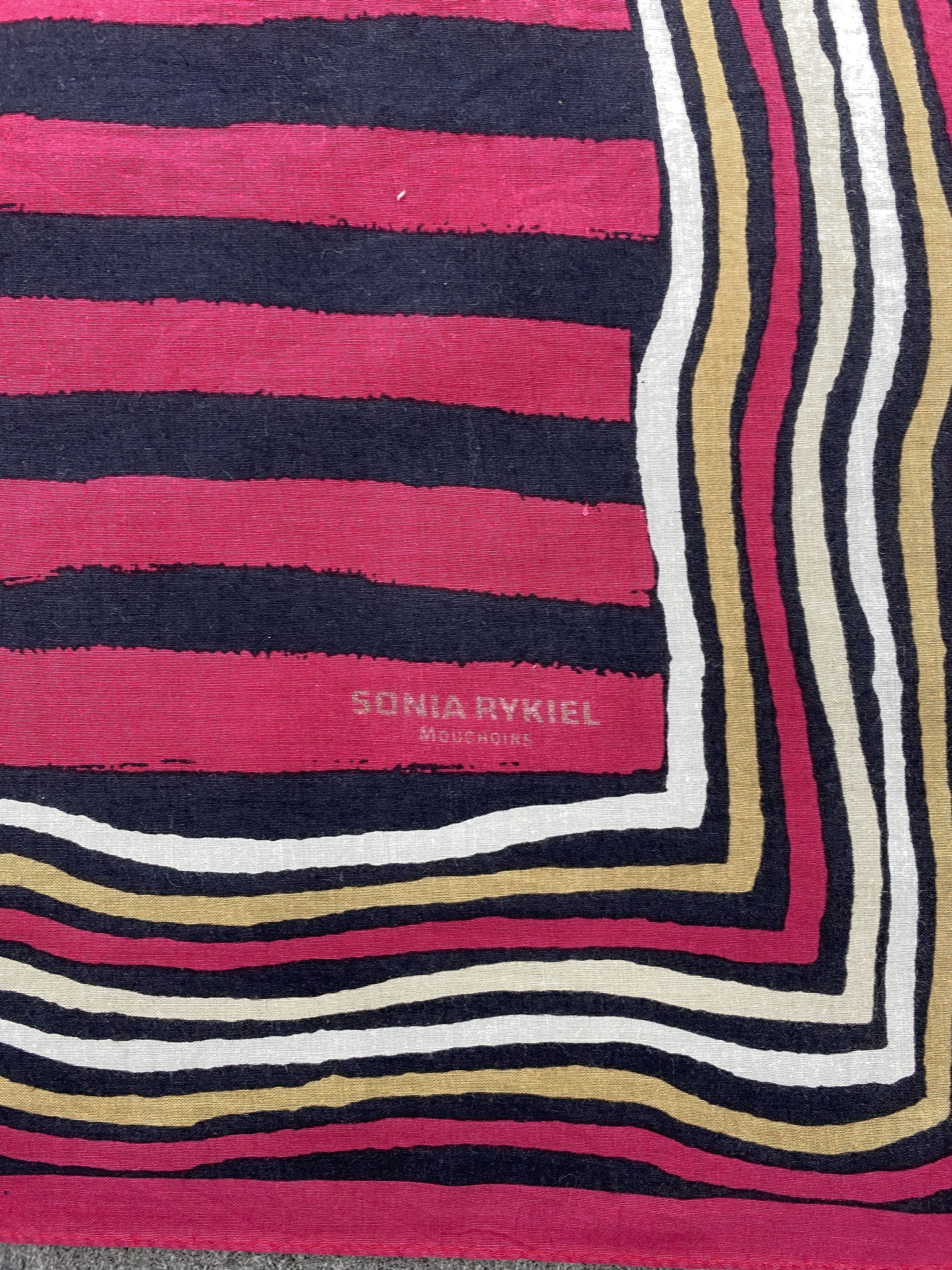 Sonia Rykiel Sonia Rykiel Handkerchief / Bandana / Neckerchief HKC0718 Size ONE SIZE - 5 Thumbnail