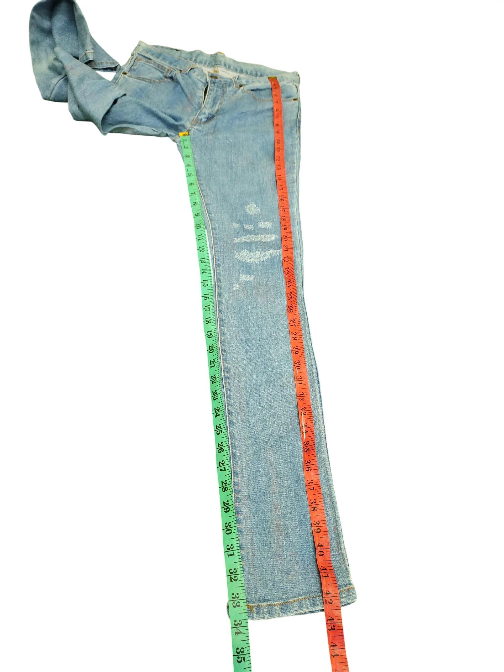 Comme des Garcons × Undercover aded Denim Jeans Skinny Size US 30 / EU 46 - 8 Thumbnail