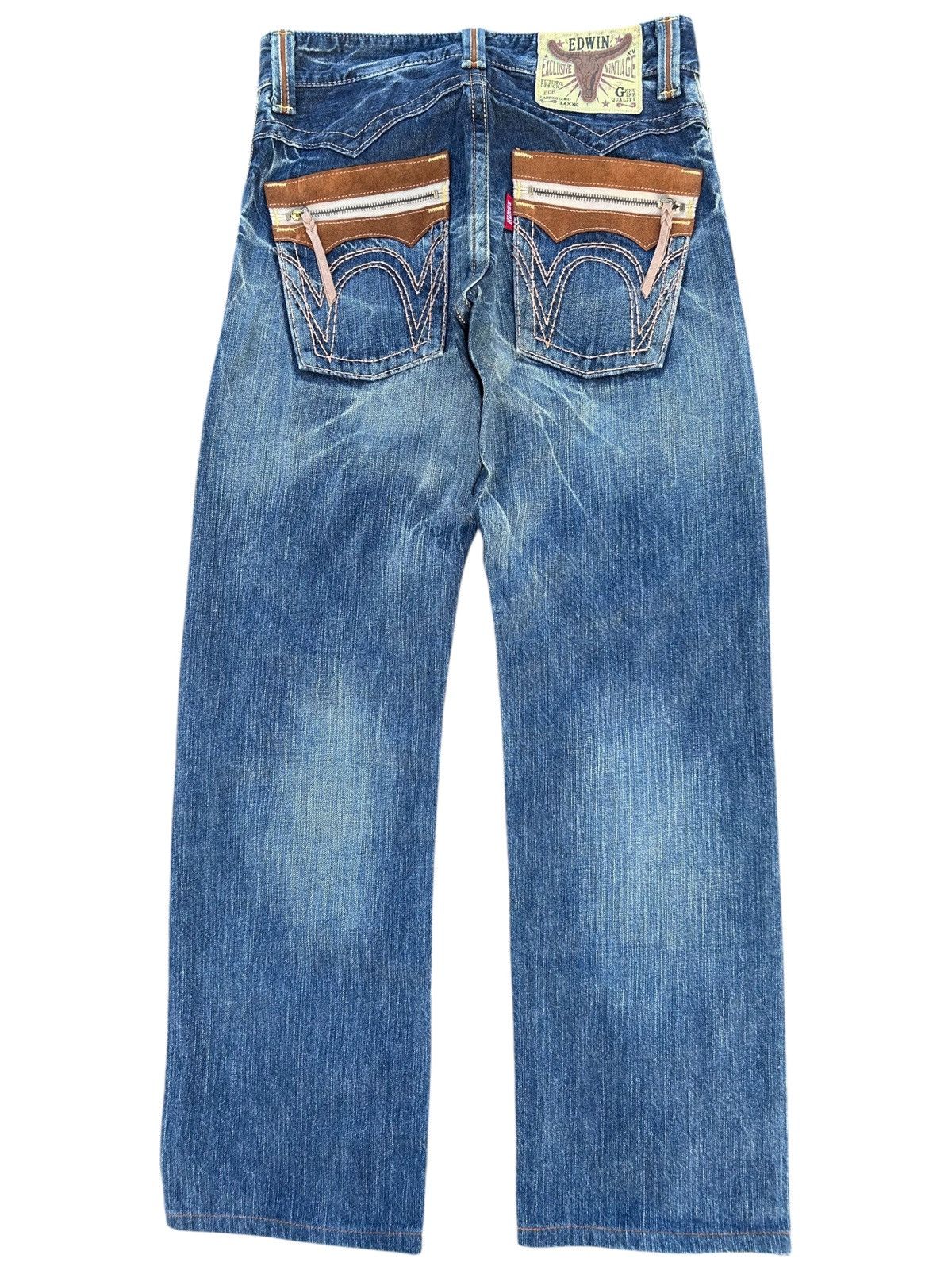 Kapital VINTAGE EDWIN NAVAJO JAPANESE BRAND DENIM JEANS RARE☠️🎌 Size US 31 - 3 Thumbnail