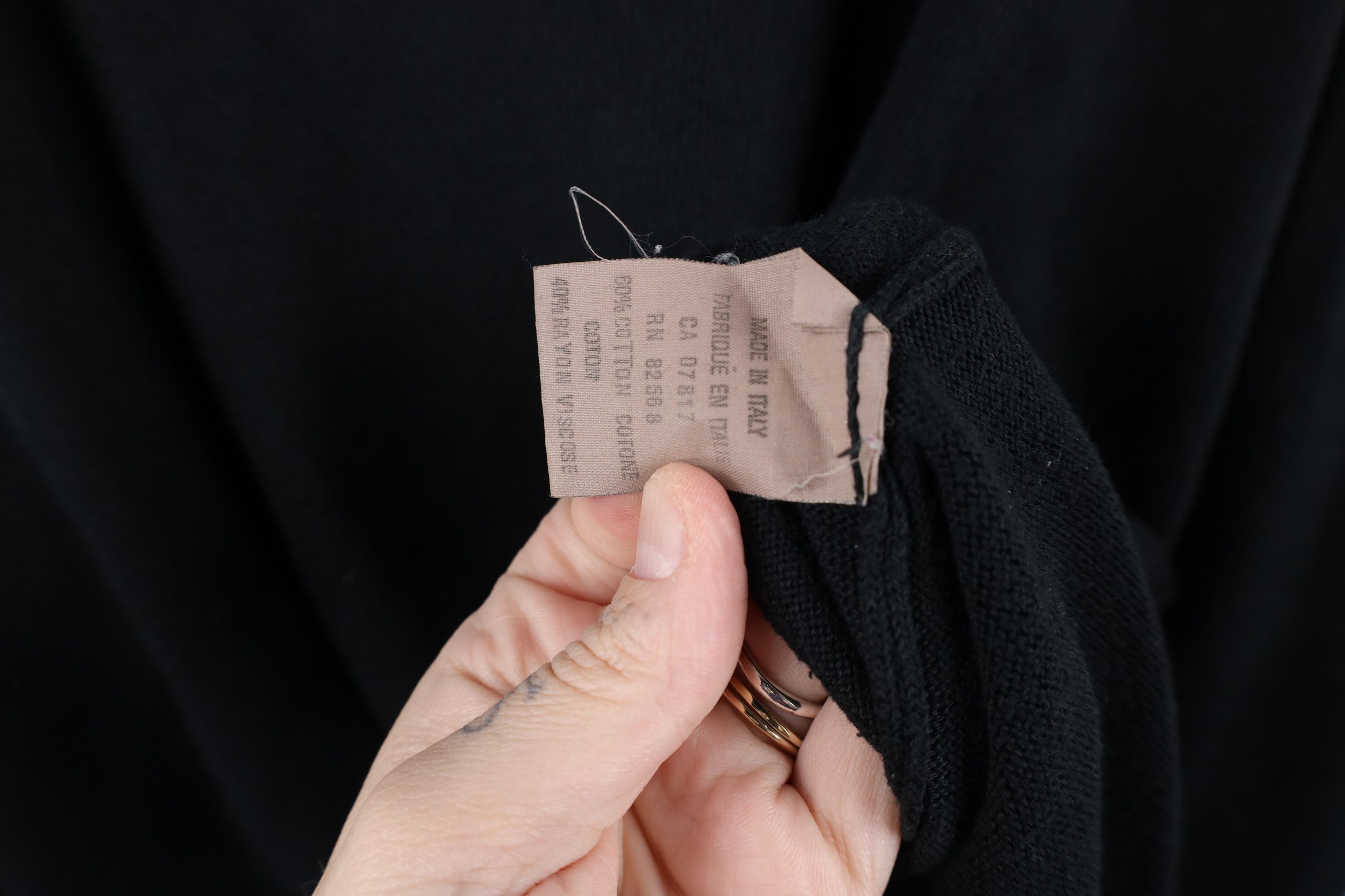 Vintage Vintage 90s Streetwear Knit Mock Neck Dad Sweater Black Size US XL / EU 56 / 4 - 6 Thumbnail