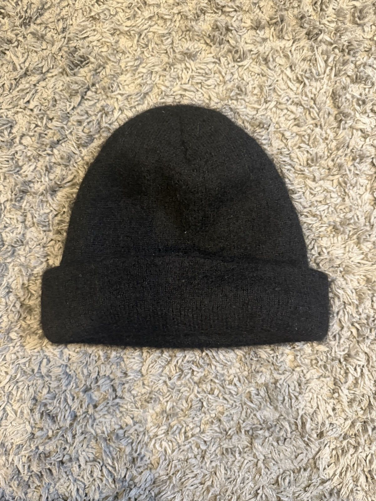 Supreme Supreme Black Fuzzy Beanie Size ONE SIZE - 2 Thumbnail