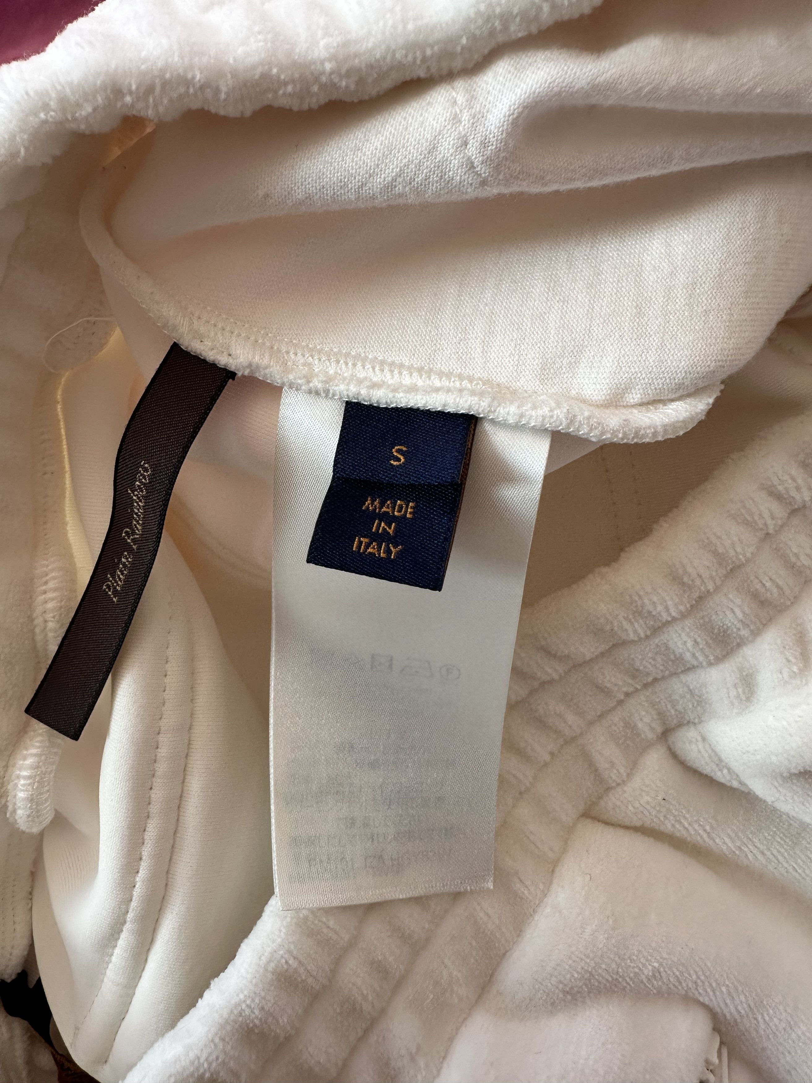 Louis Vuitton LOUIS VUITTON velour white cargo sweatpants by Virgil Abloom Size US 30 / EU 46 - 6 Thumbnail