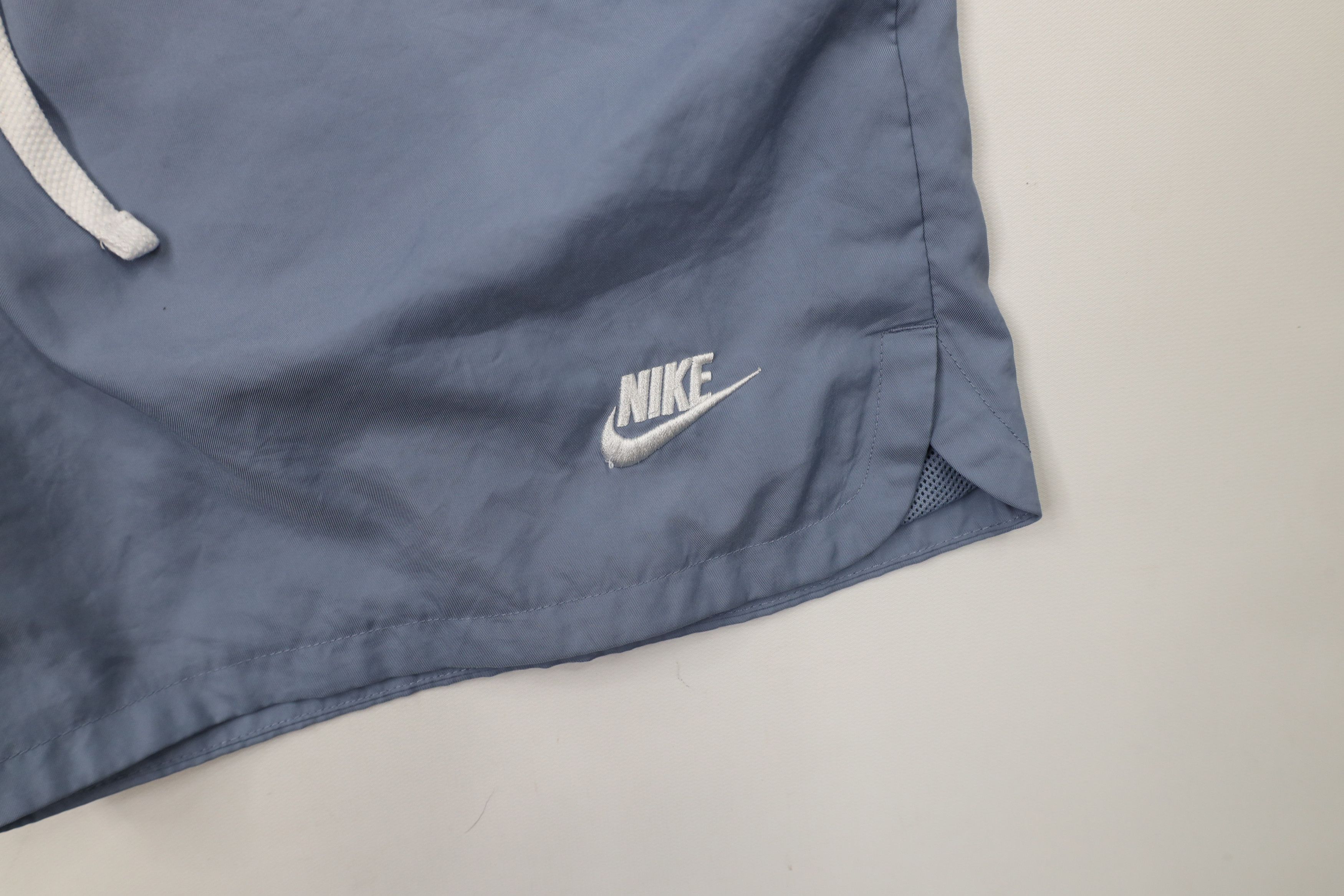 Nike × Vintage Nike Sportswear Out Above Knee Lined Flow Shorts Light Blue Size US 34 / EU 50 - 6 Thumbnail