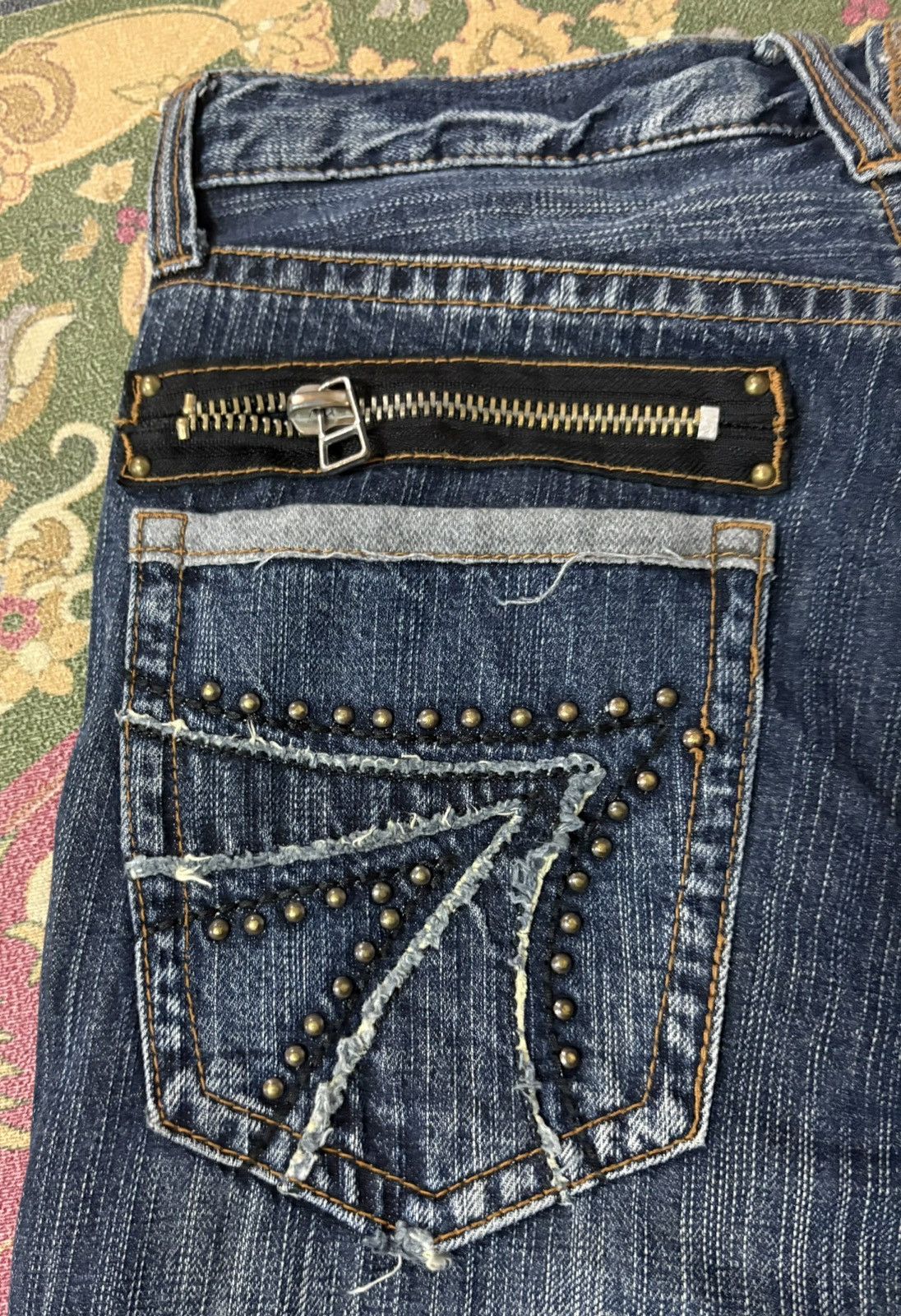Japanese Brand Vintage Japanese Brand anti-Label JEANS Flare Denim Size US 30 / EU 46 - 4 Thumbnail