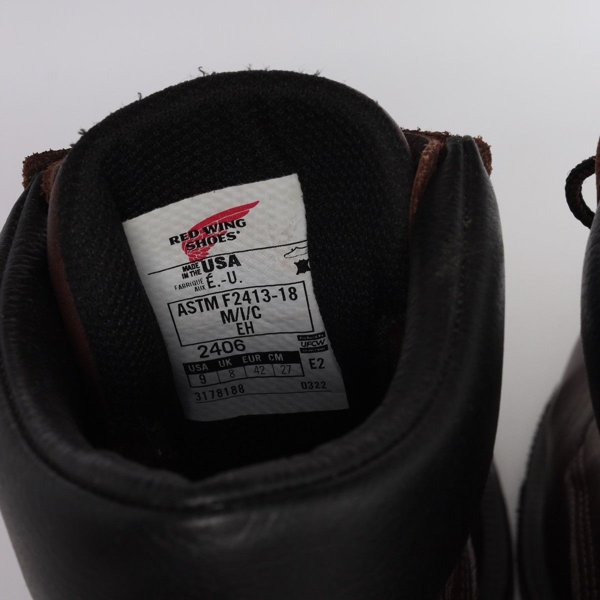 Red Wing Red Wing 2406 Steel Toe Work Boots Leather Shoes USA Size US 9 / EU 42 - 10 Thumbnail