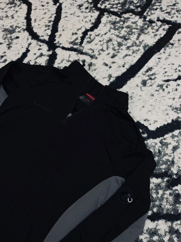 Mammut Mammut fleece jacket black gray M logo Size M / US 6-8 / IT 42-44 - 3 Thumbnail