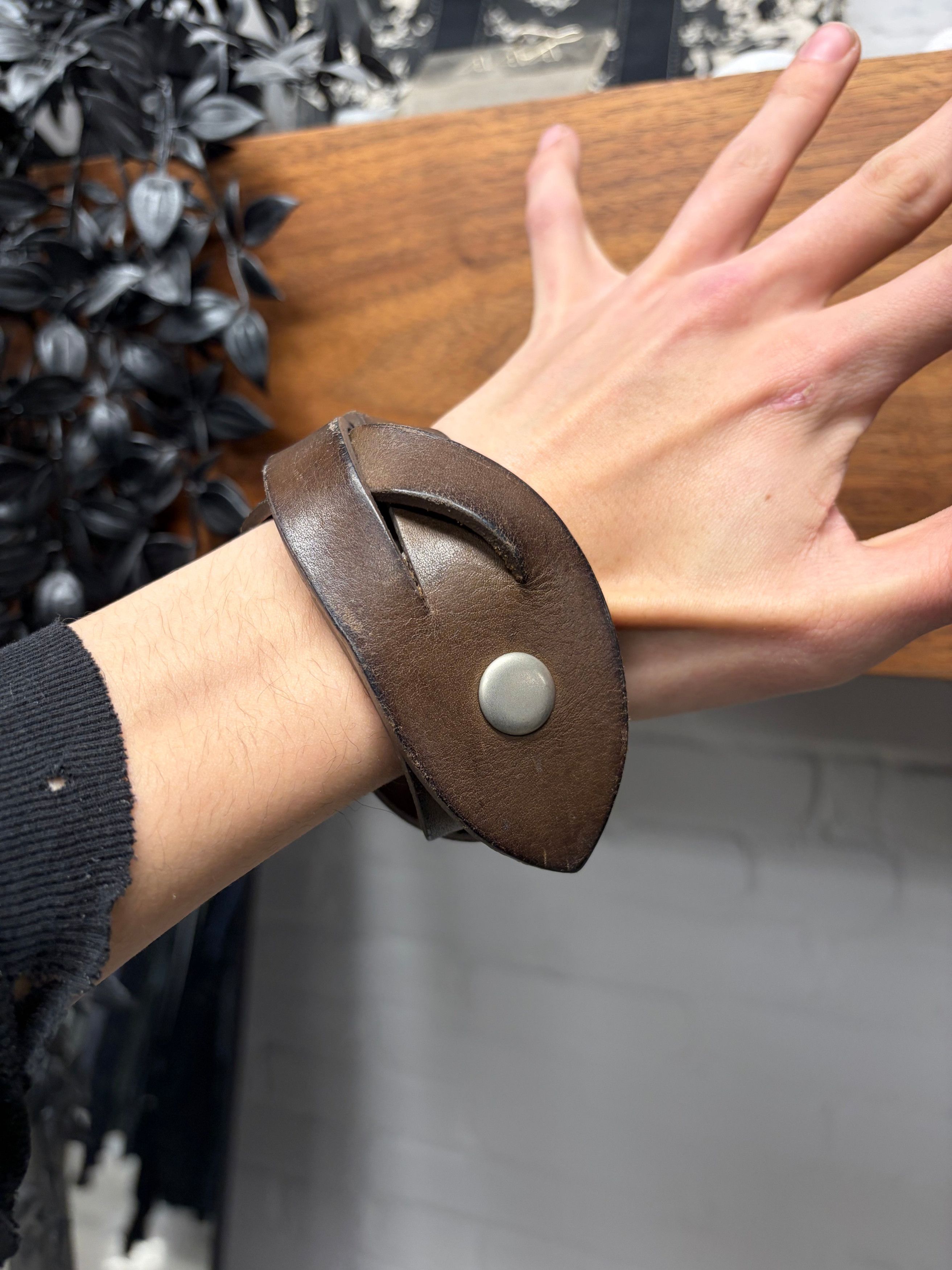 Maison Margiela AW2002 Leather Bracelet | Grailed
