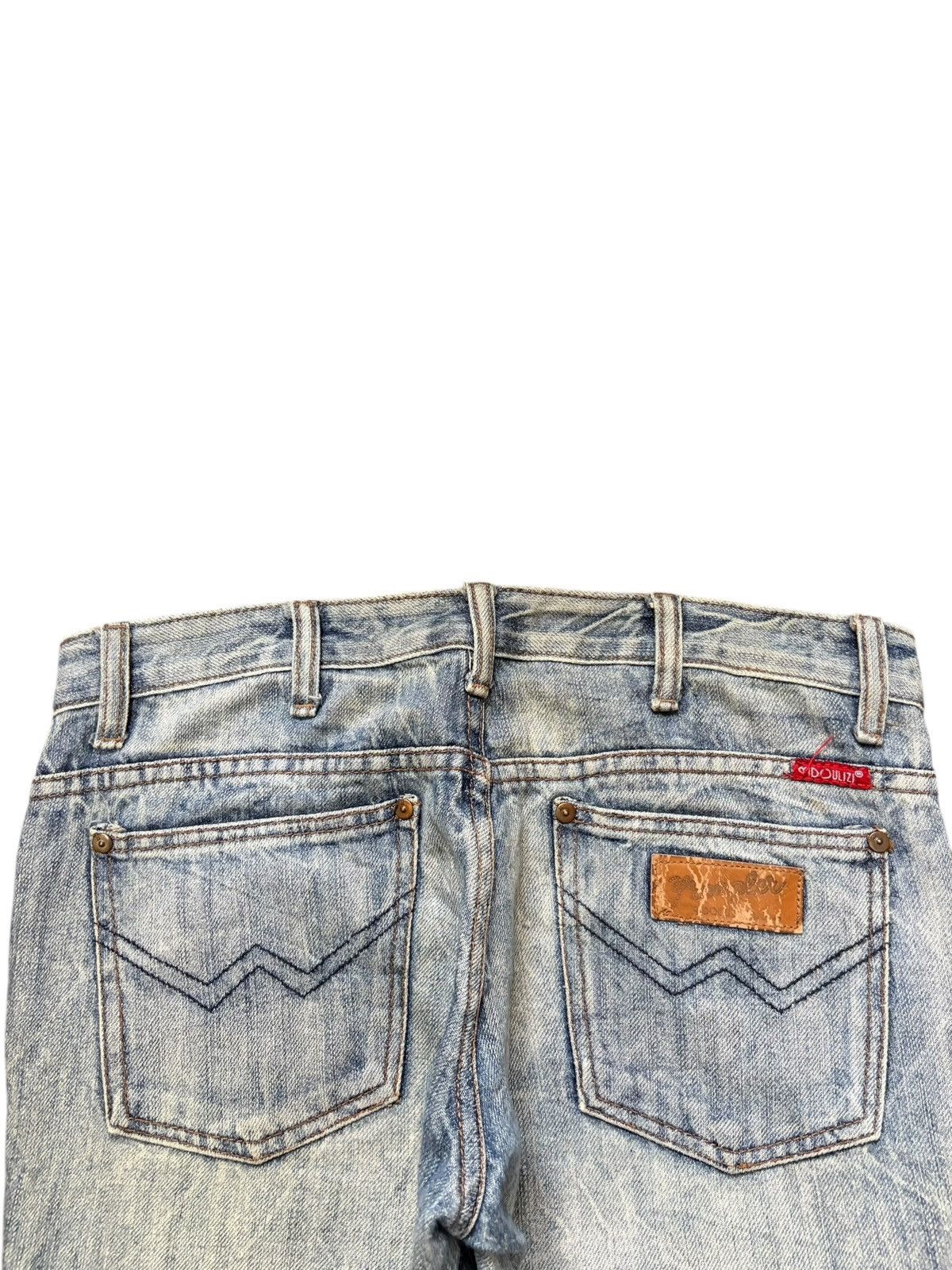 Wrangler Vintage Japanese Brand Mud Wash Distressed Jeans Size 32" / US 10 / IT 46 - 4 Thumbnail