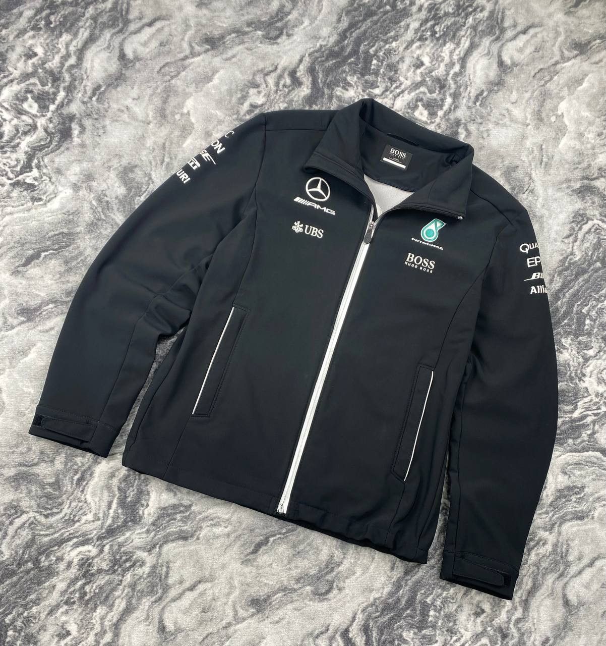 Hugo Boss Hugo Boss Mercedes-AMG Petronas F1 Team Softshell Jacket Size US M / EU 48-50 / 2 - 1 Thumbnail