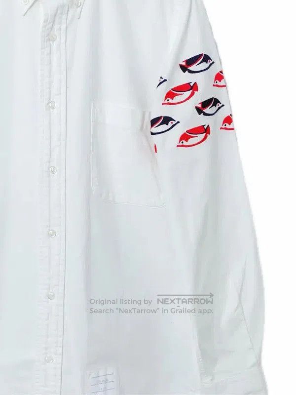 Thom Browne Thom Browne White Cotton Women's Shirt . Size S / US 4 / IT 40 - 6 Thumbnail