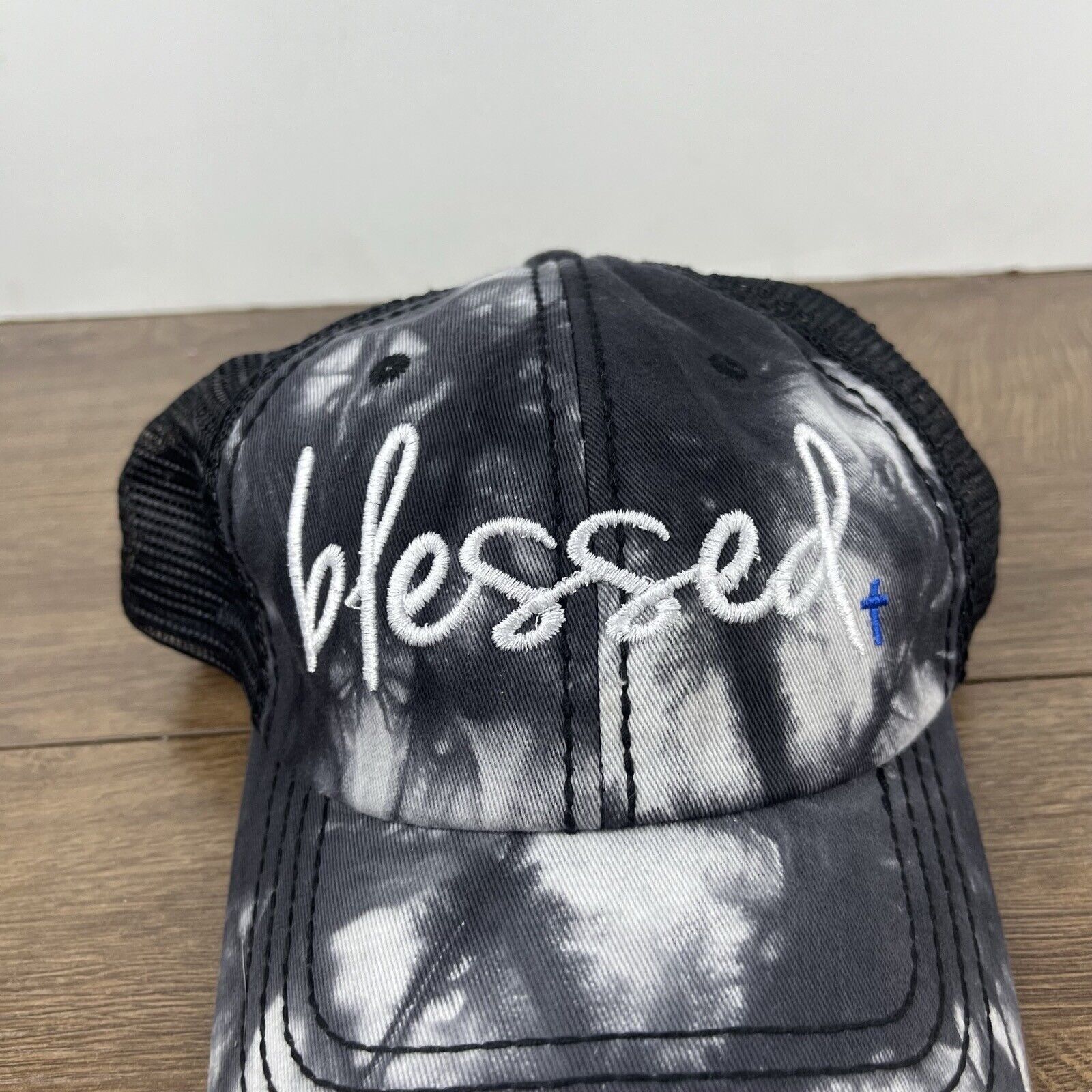 Other Blessed Hat Gray Cap Adjustable Hat Gray Adult Fit Hat Size ONE SIZE - 7 Thumbnail
