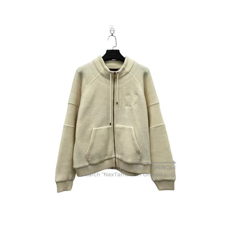 Louis Vuitton Louis Vuitton Solid Logo Wool Jacket Size US XL / EU 56 / 4 - 2 Thumbnail