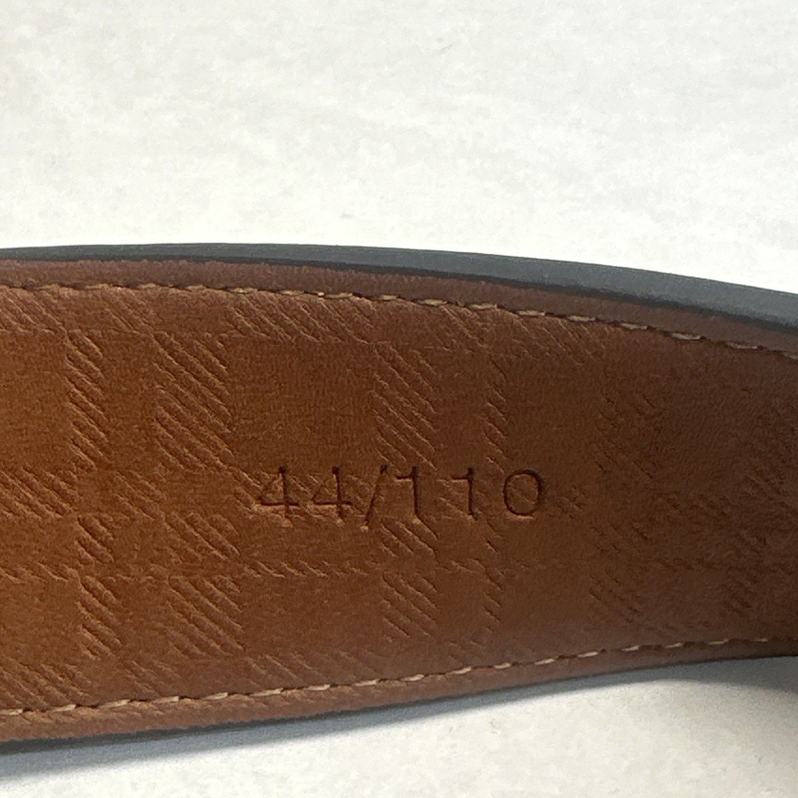 & Other Stories Men's BOCONI Dress Belt Black Leather Nashville Size 44/110 Size 44 - 8 Thumbnail