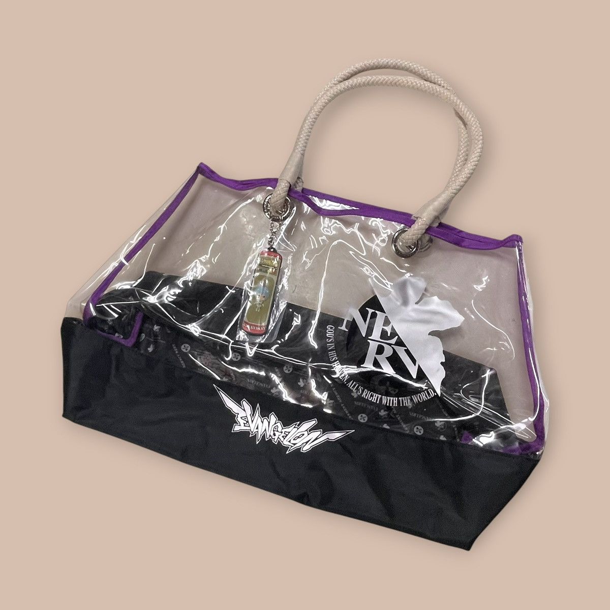 Anime Evangelion Vinyl Clear Bag Size ONE SIZE - 2 Thumbnail