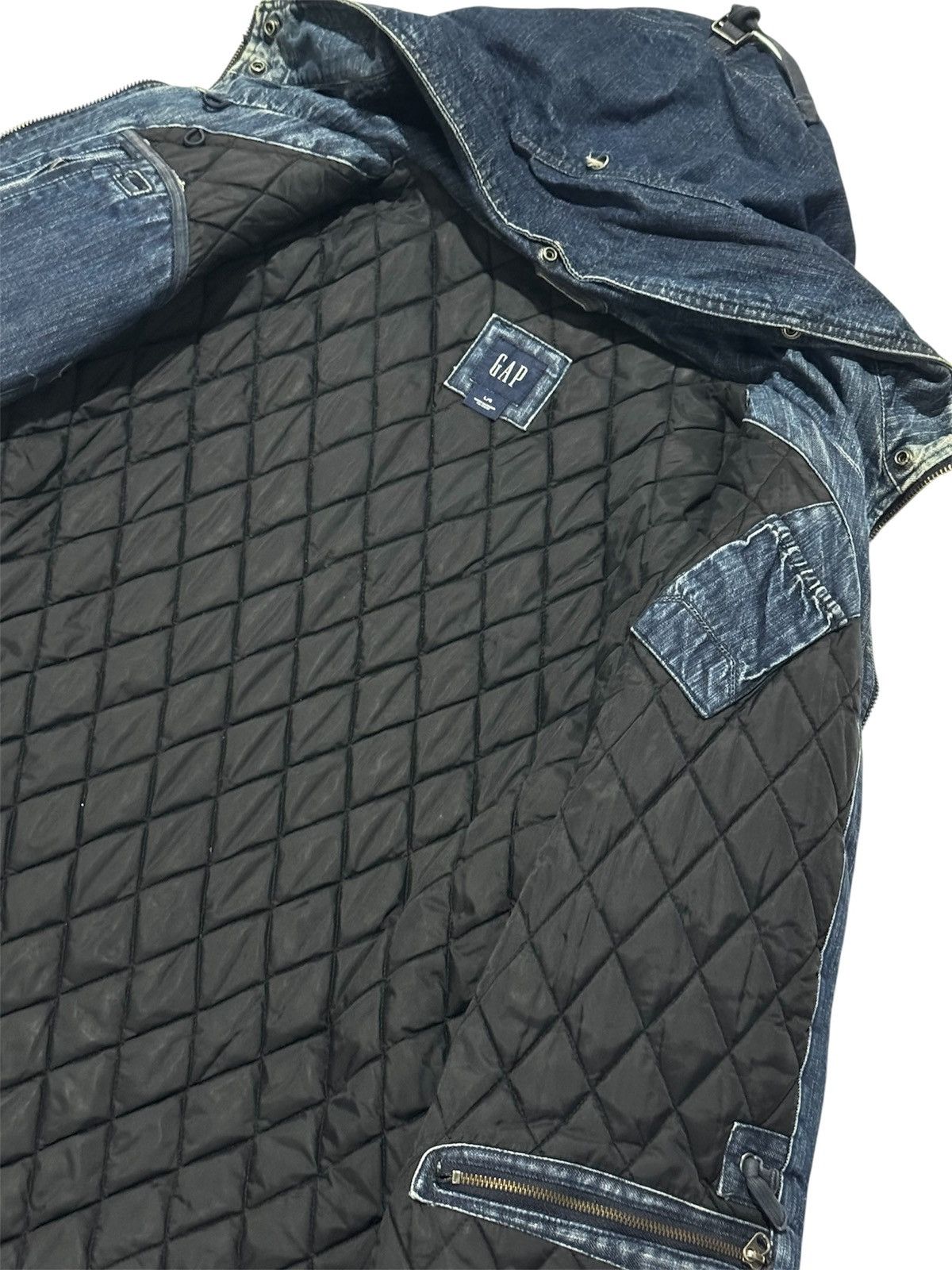 Gap GAP 2003s Denim N-3B Jacket Size US L / EU 52-54 / 3 - 11 Thumbnail